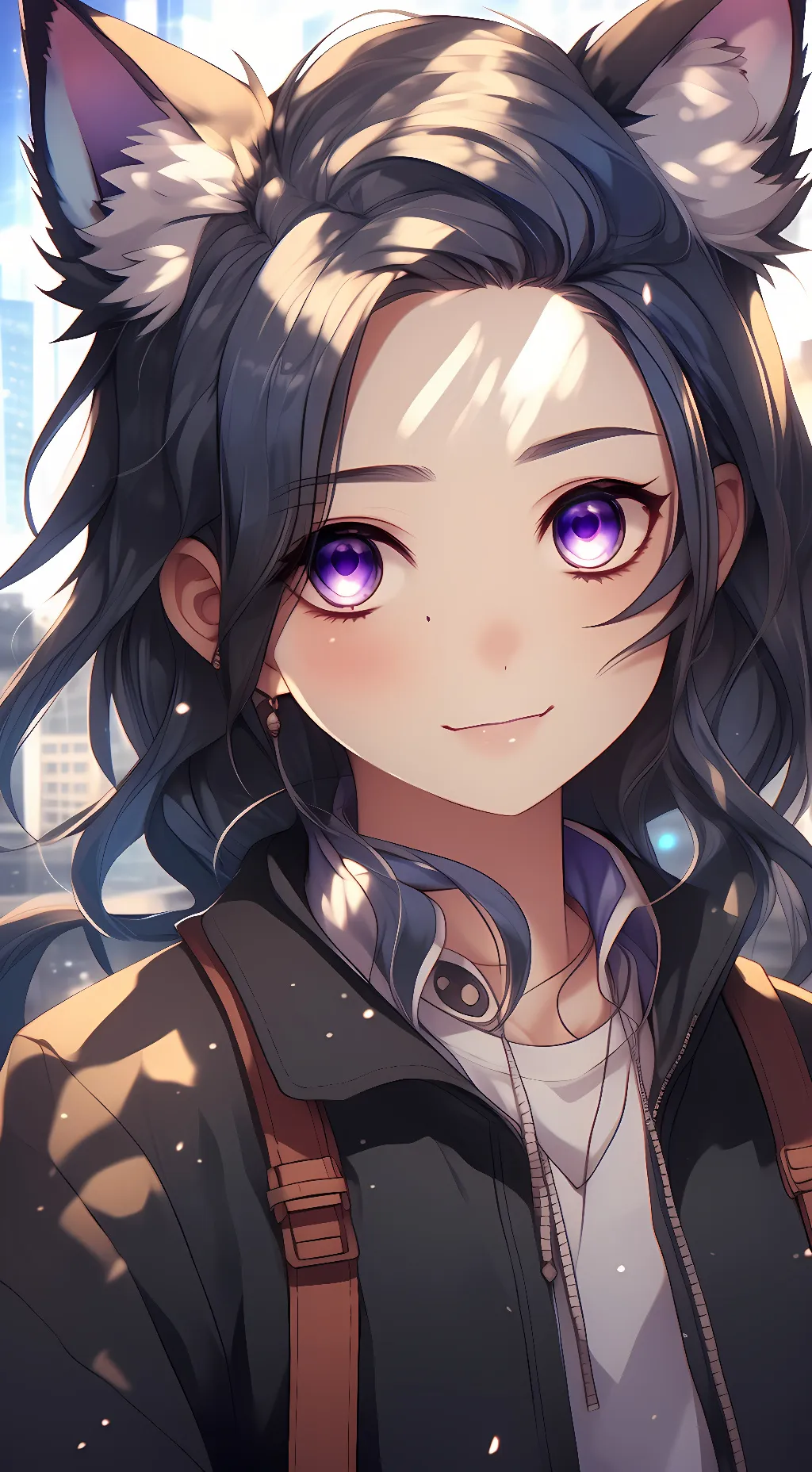 ai character: Zack  background