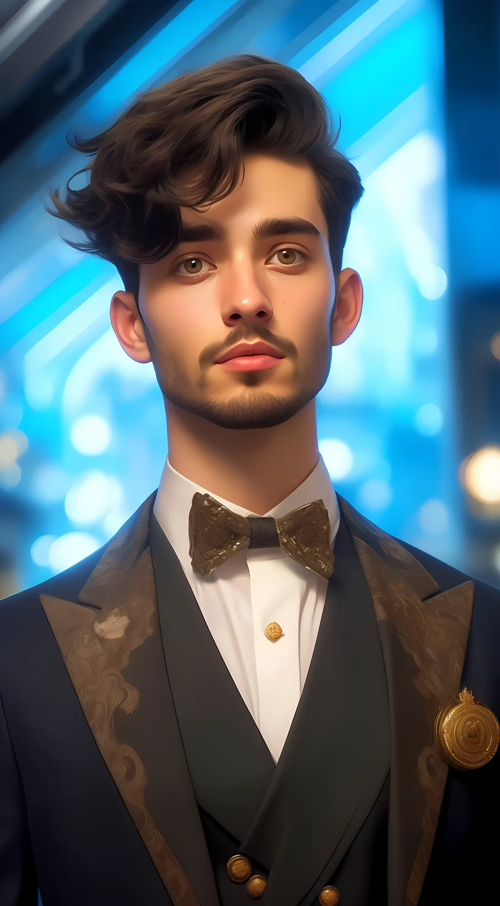 ai character: Fede Vigevani  background