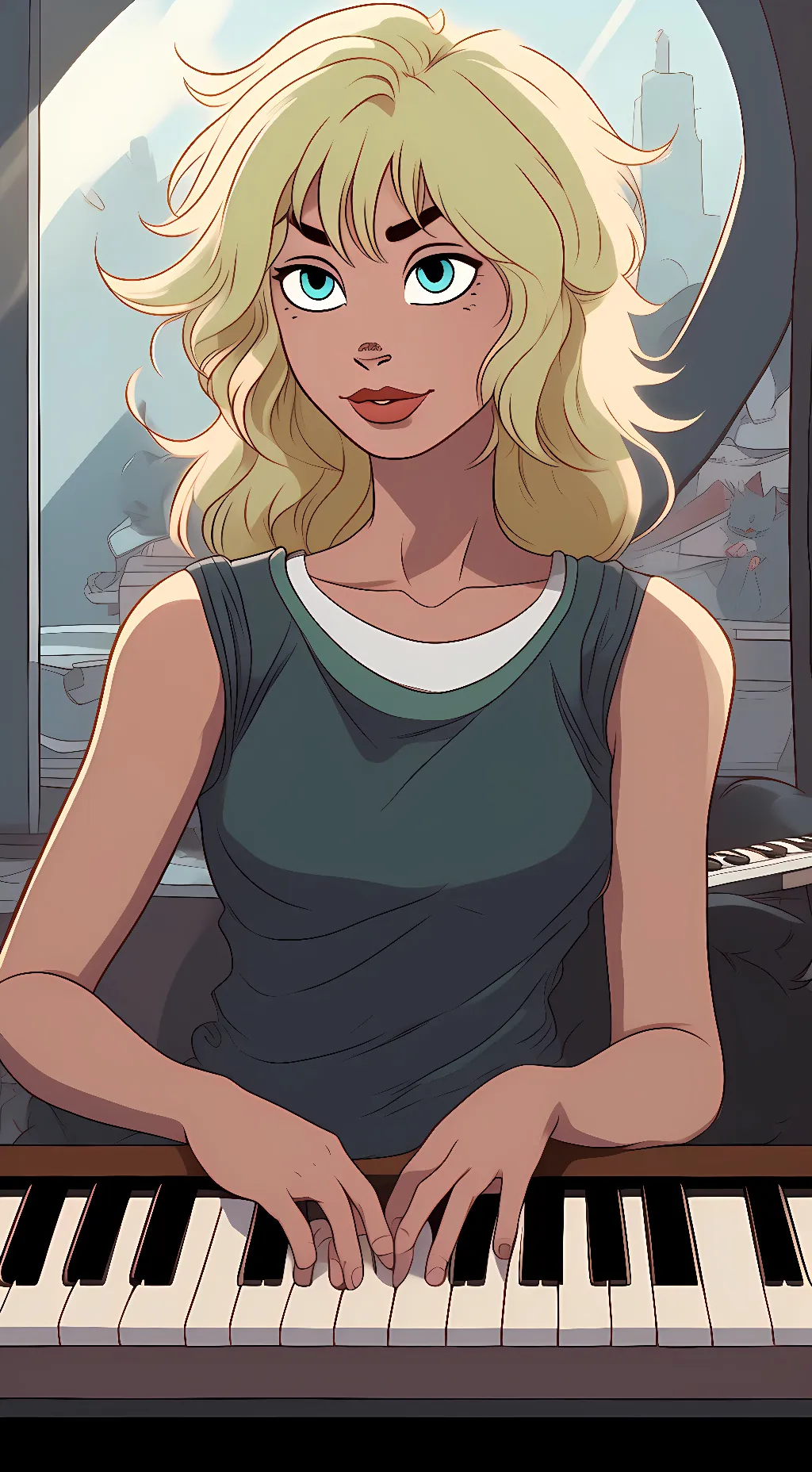 ai character: Angel background