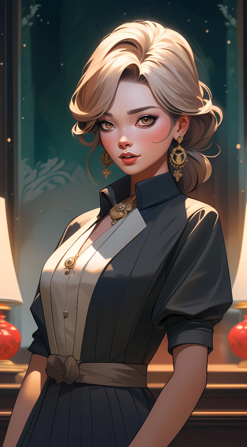 ai character: pearl  background