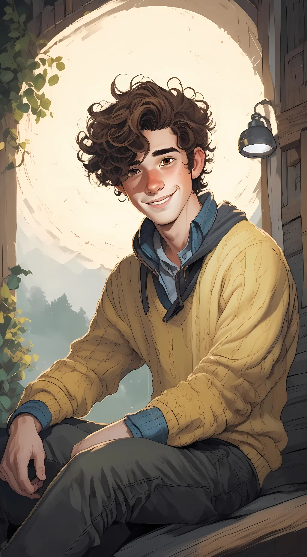 ai character: Wilbur soot  background