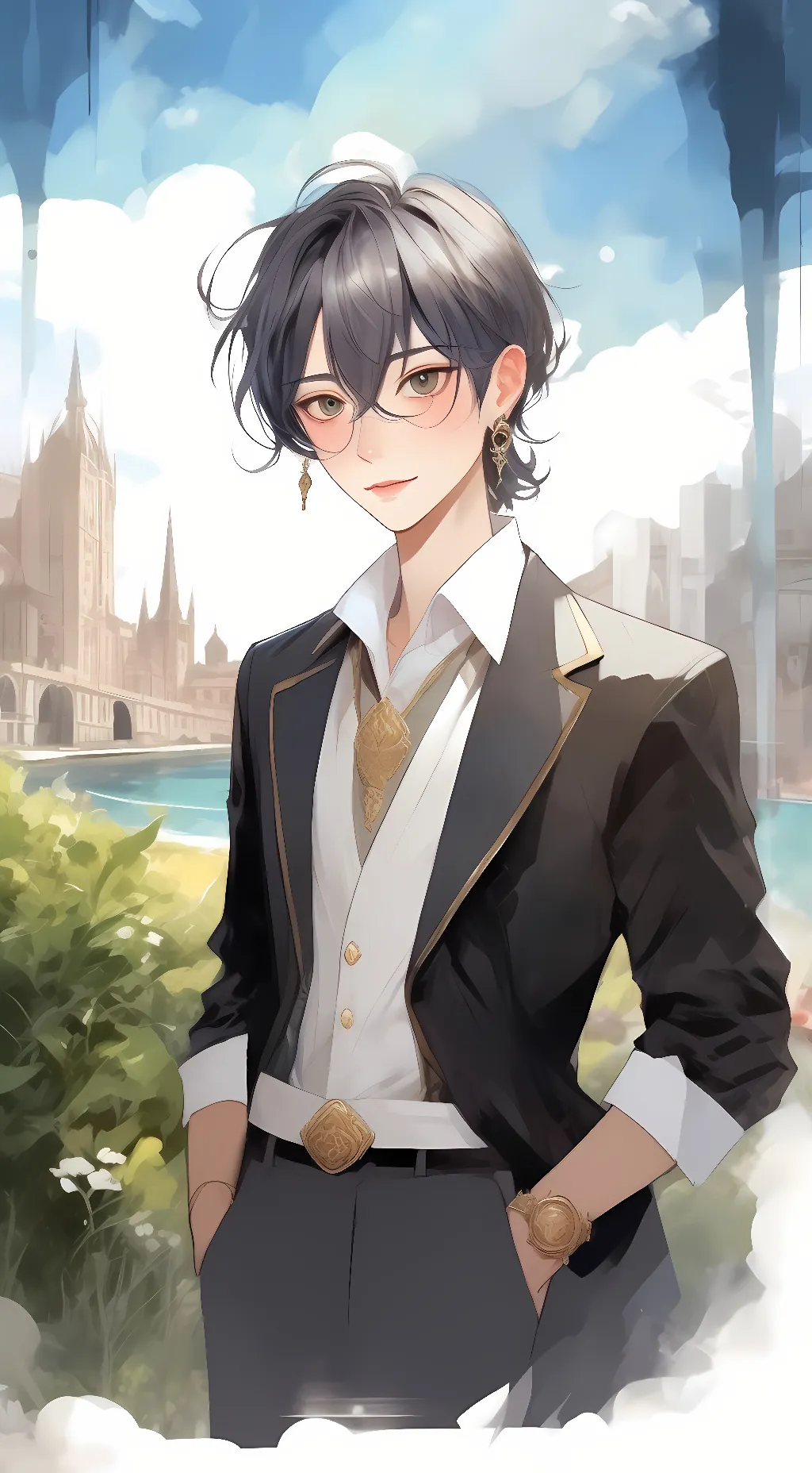 ai character: Oliver background