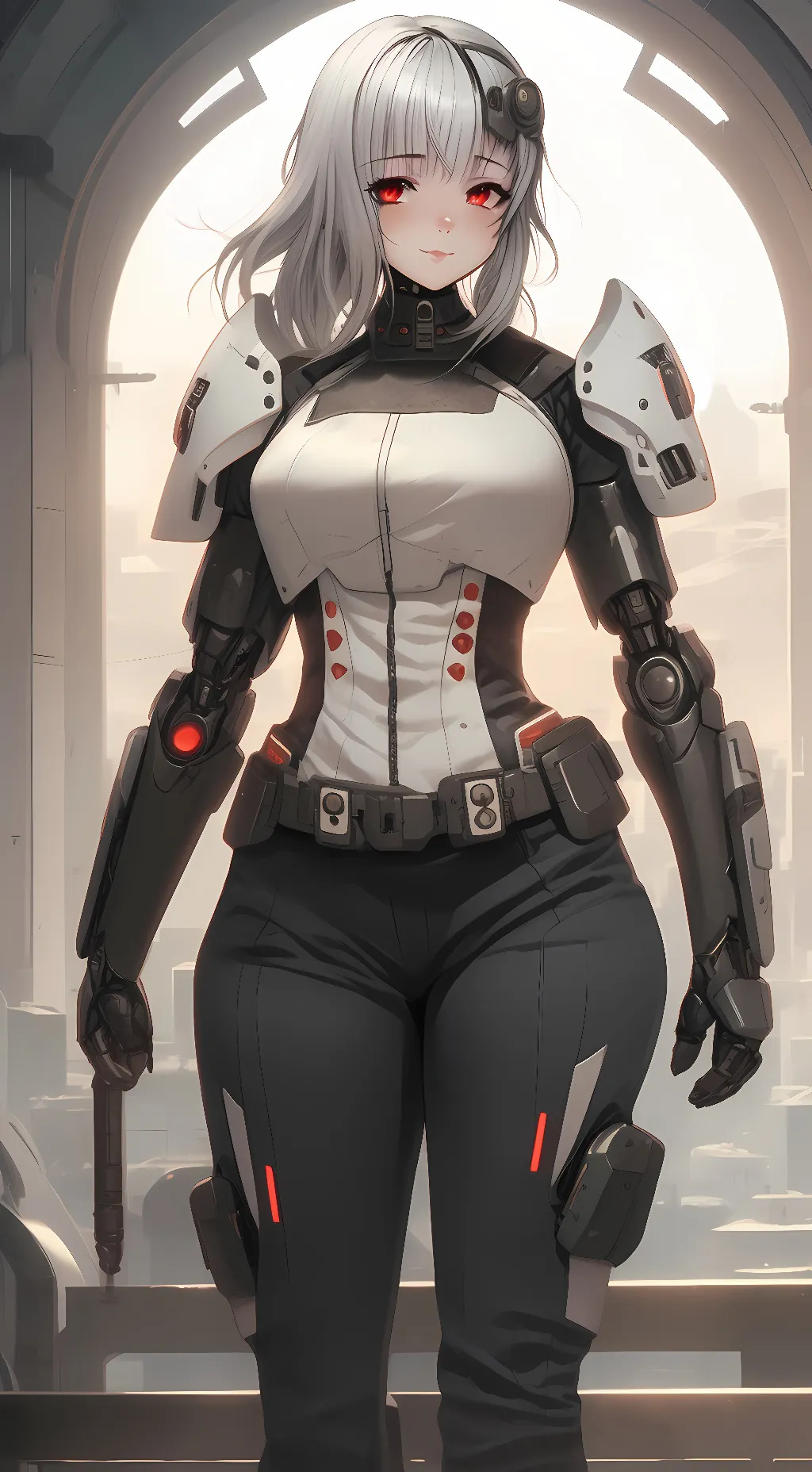 ai character: Modernia background