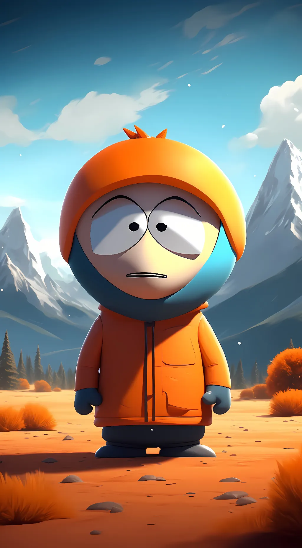 ai character: Kenny  background