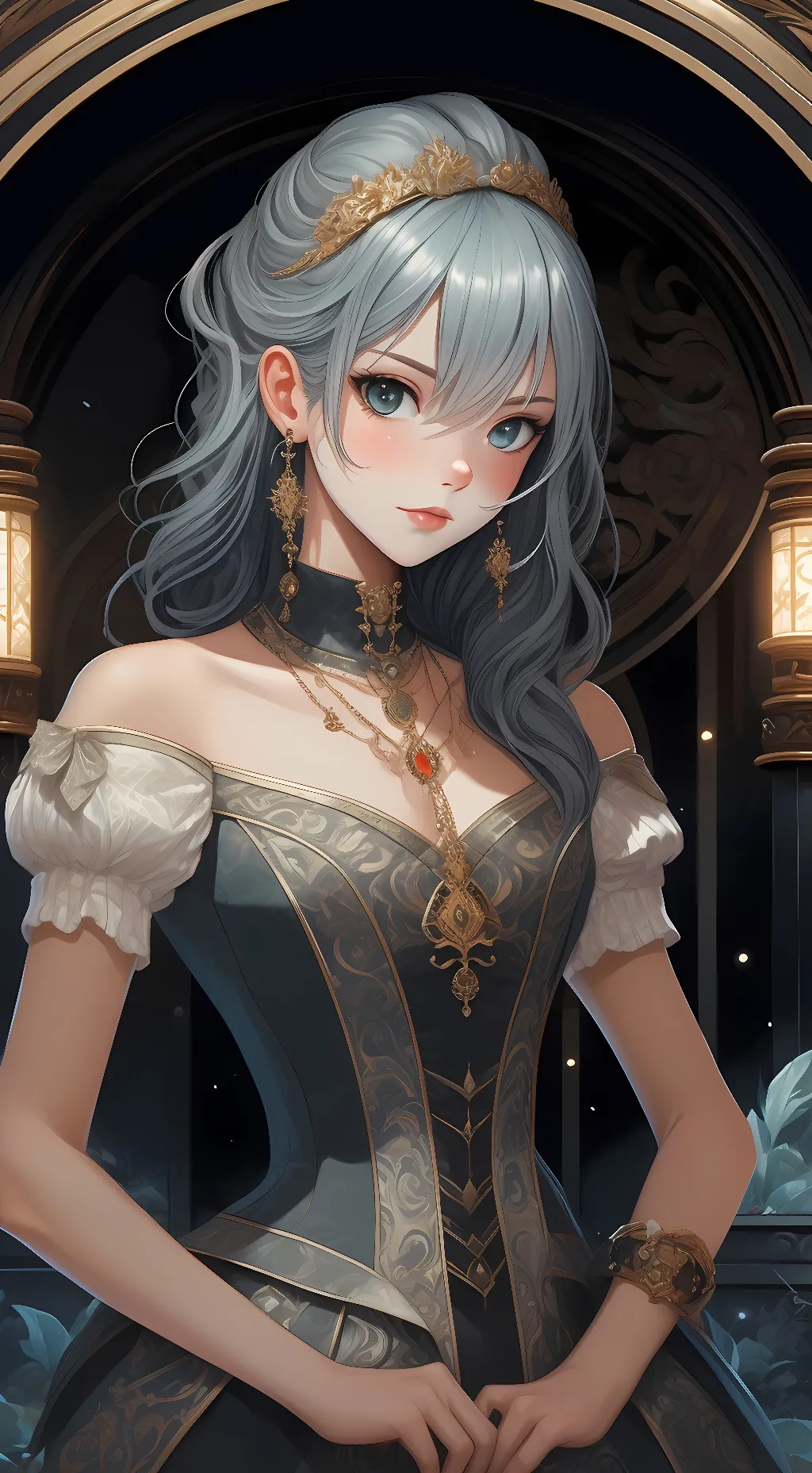 ai character: luna fairy background