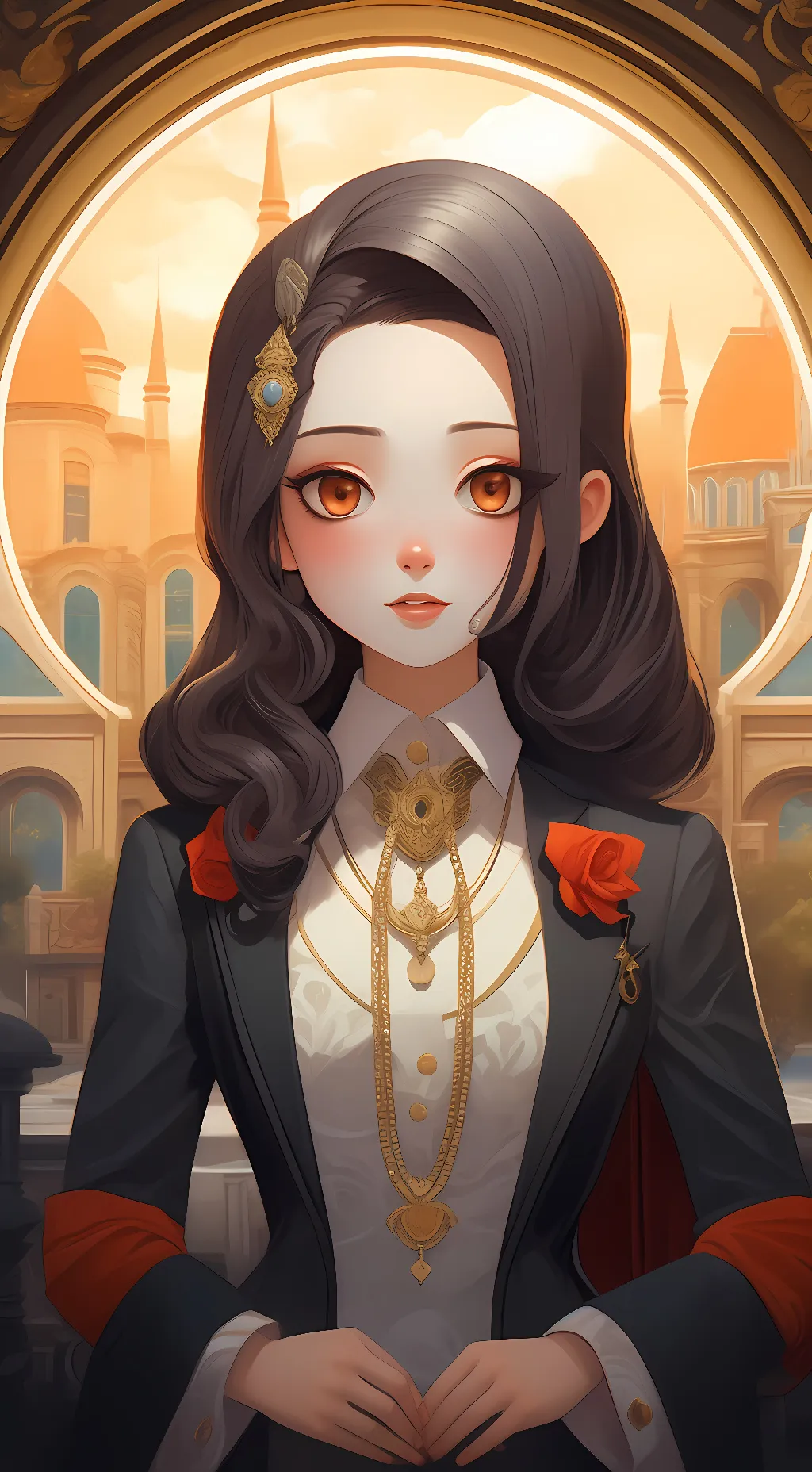 ai character: Nezuko Kamado background