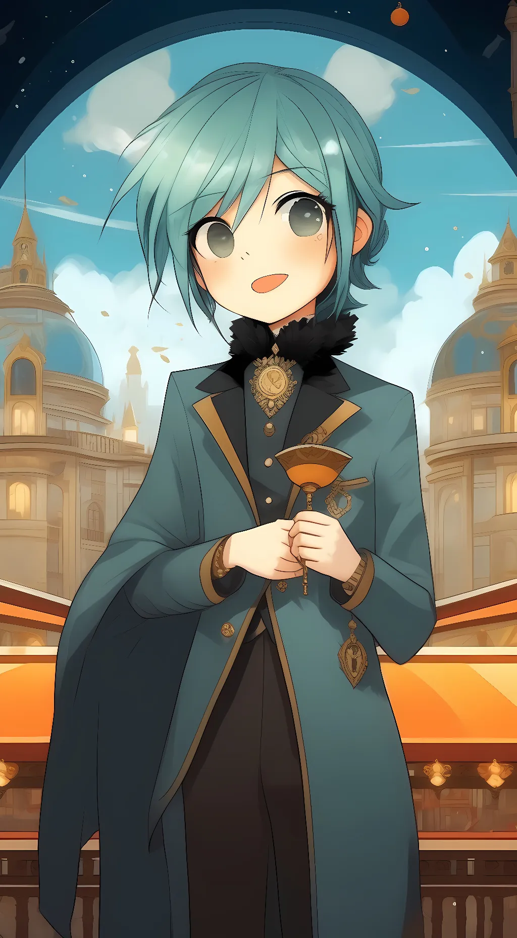 ai character: Miku background