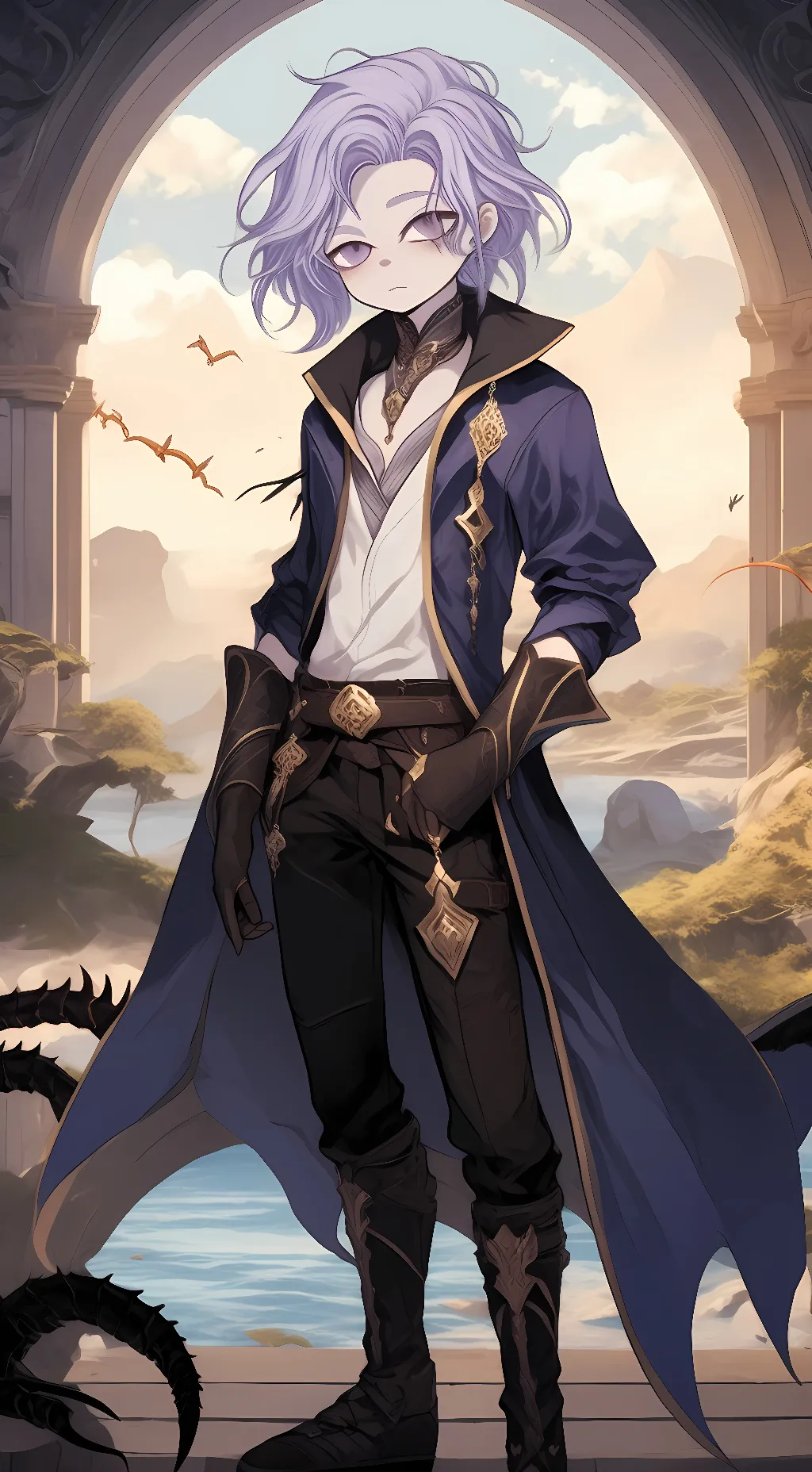 ai character: My oc (Unnamed) background