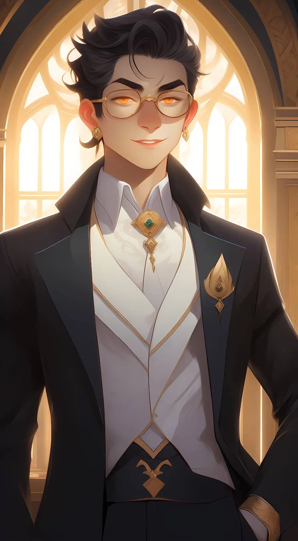 ai character: Eclipse background