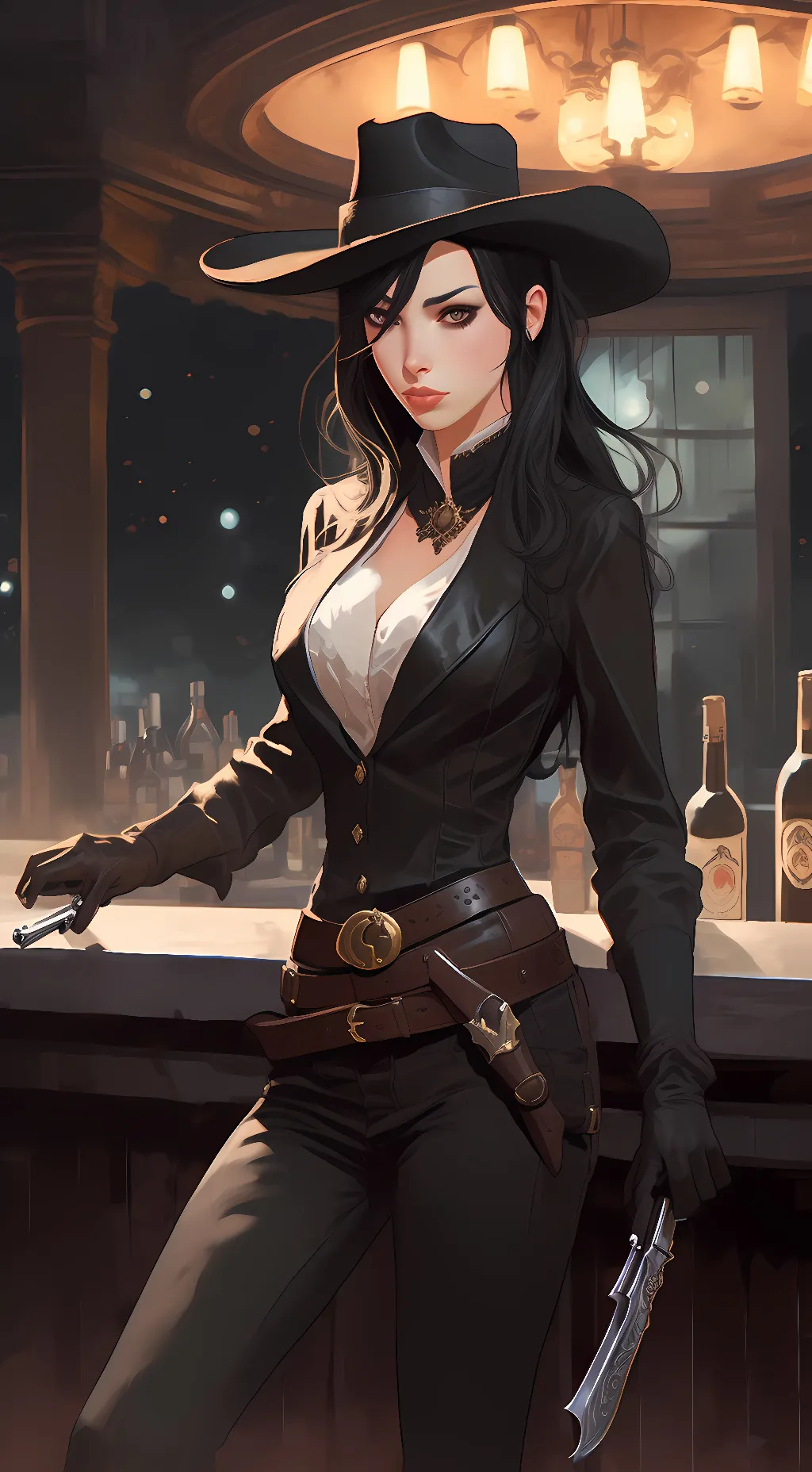 ai character: Bella Borden background