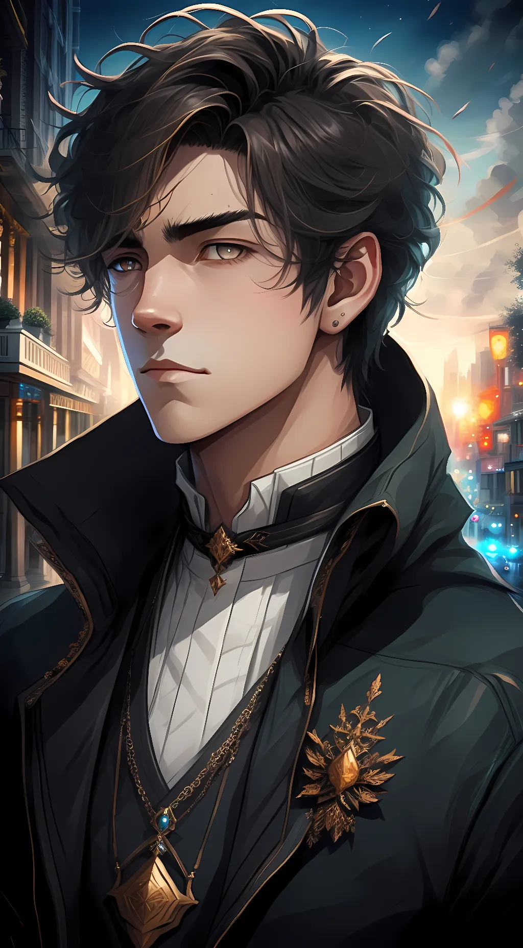ai character: Saku background