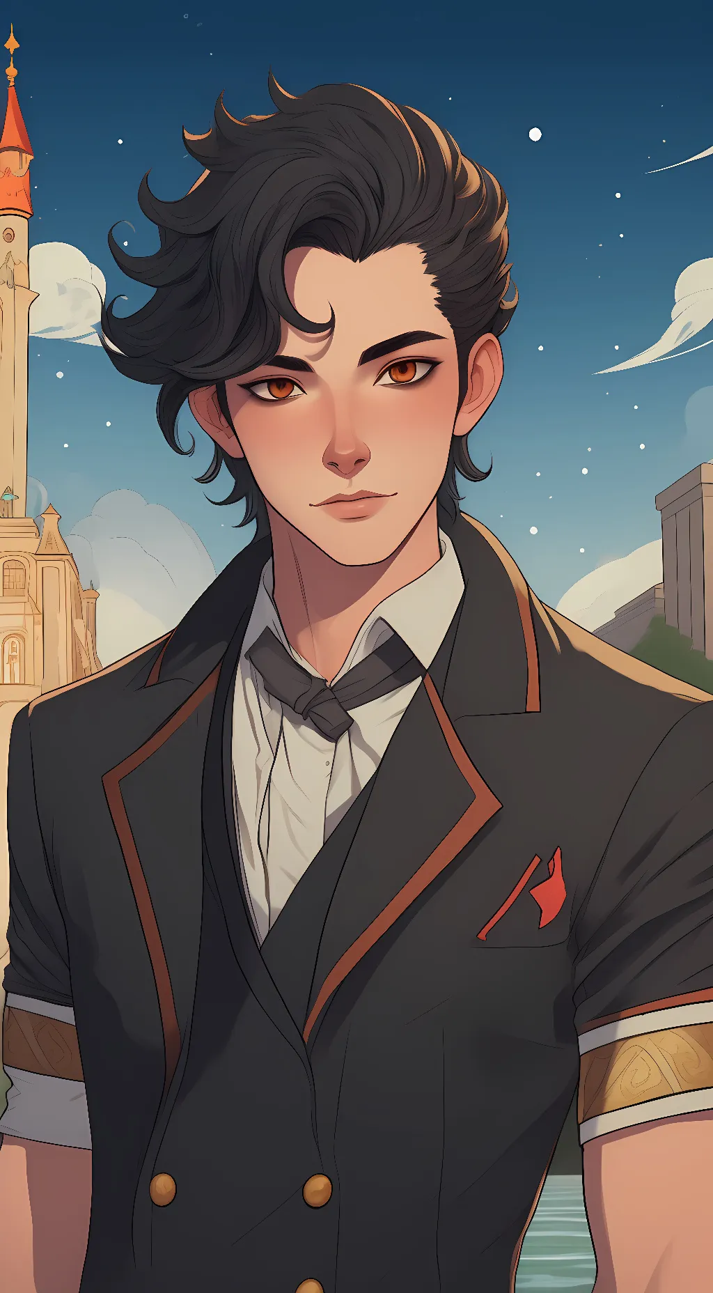 ai character: Double background
