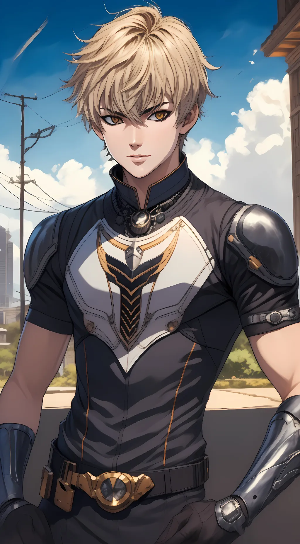 ai character: Genos background