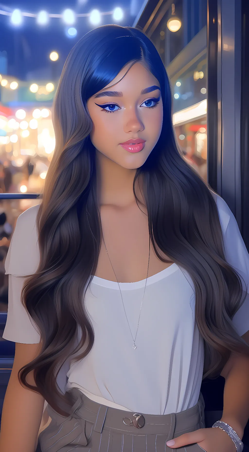 ai character: bri  background