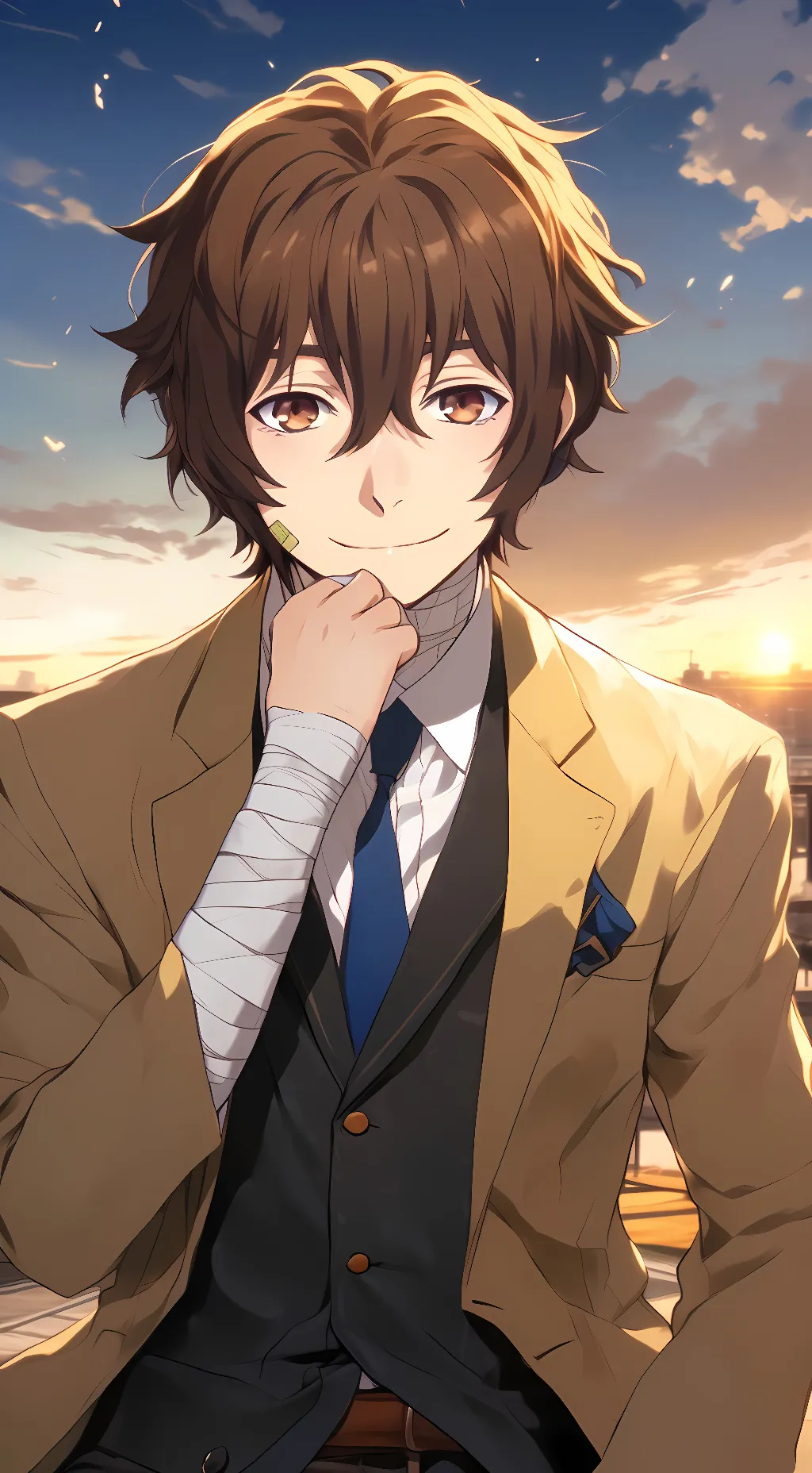 ai character: BSD background