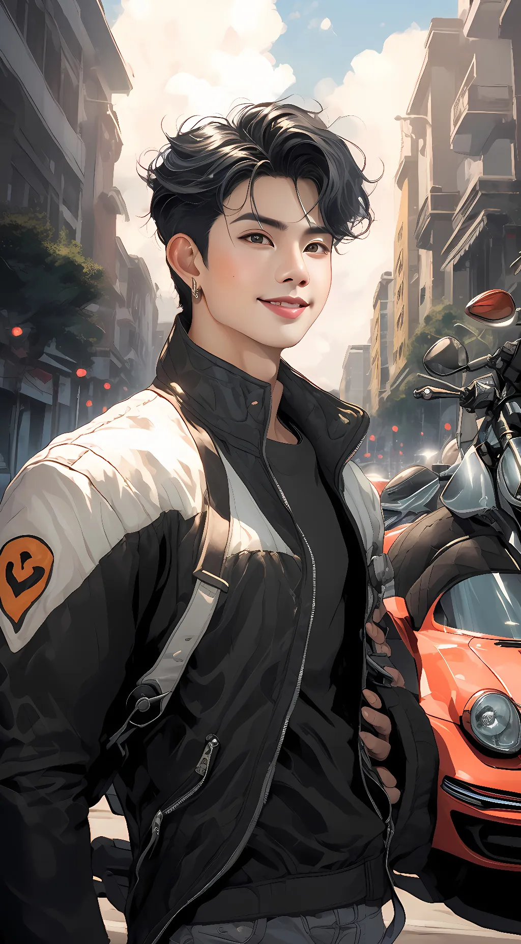ai character: Prapai background