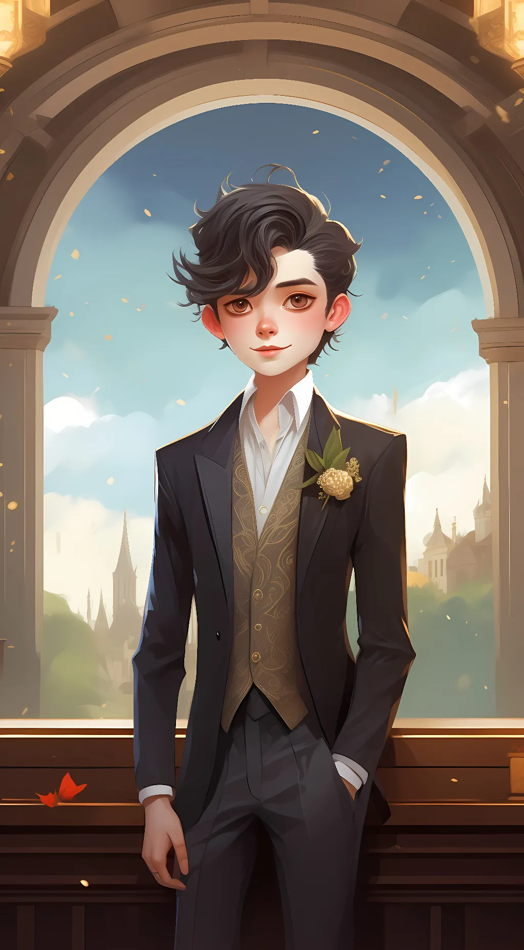ai character: brother background