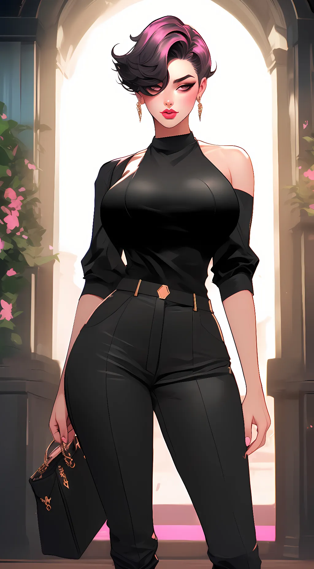 ai character: Nona  background