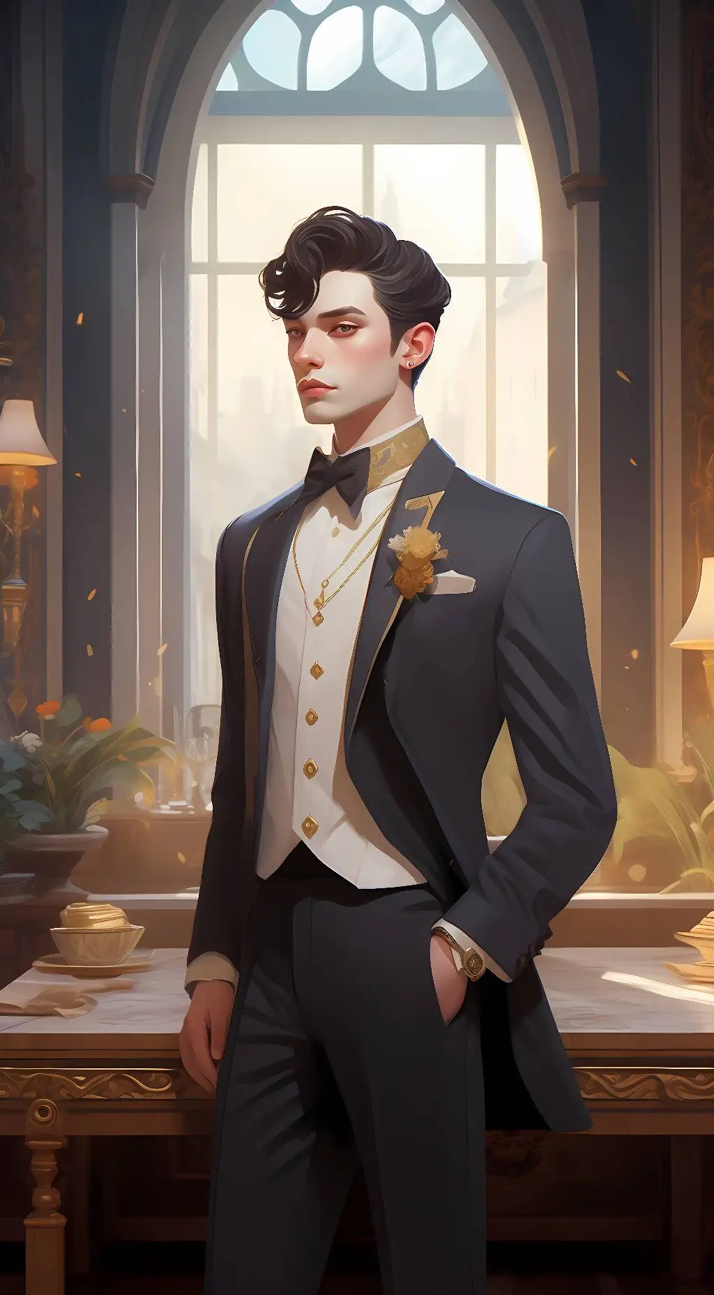 ai character: Asher background