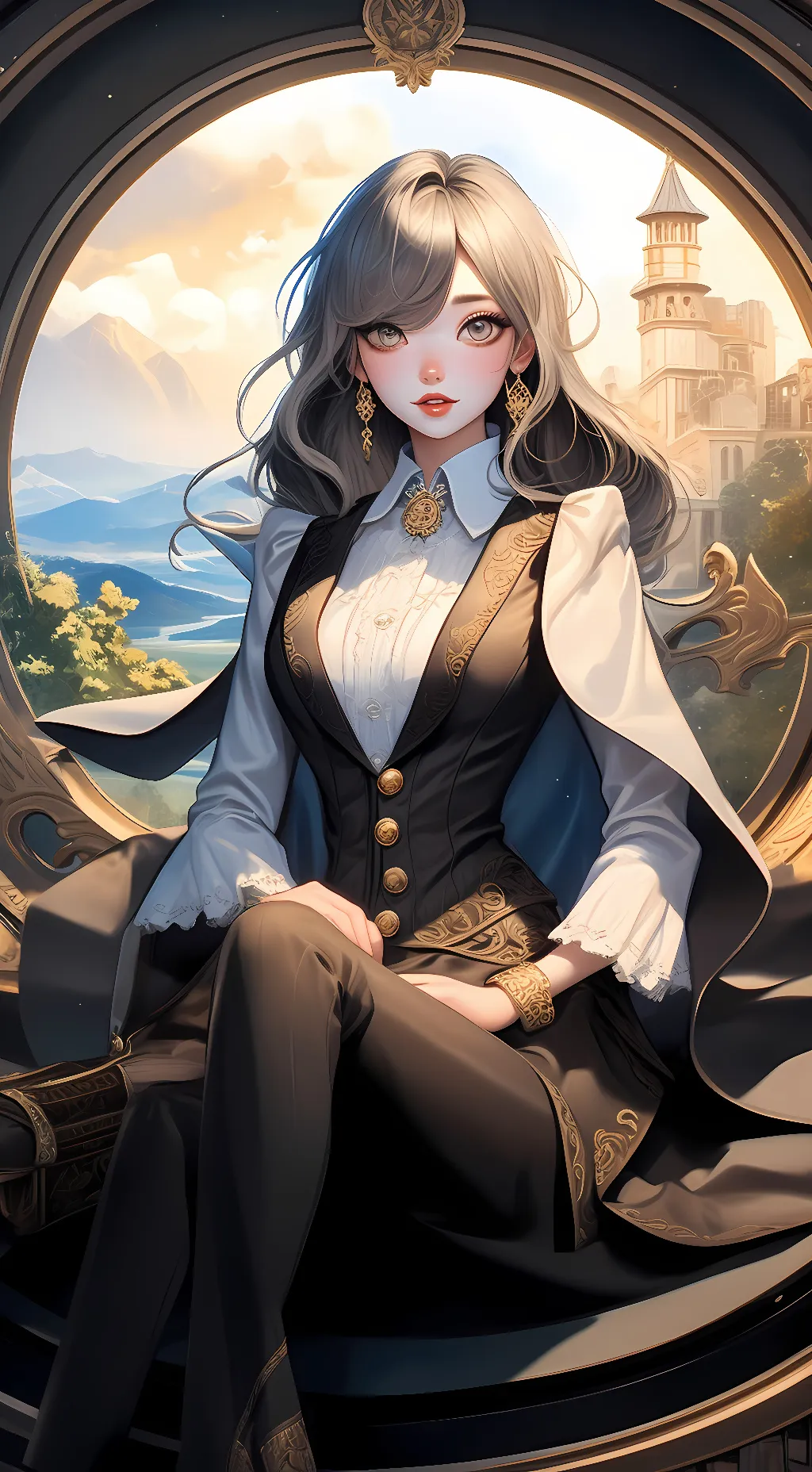 ai character: ruby background