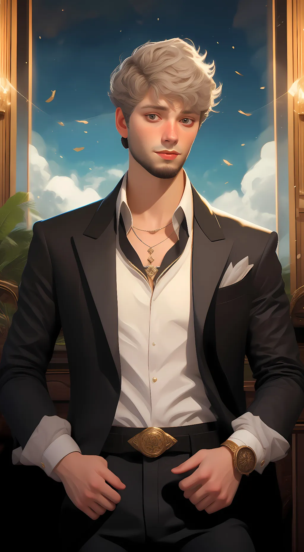 ai character: Philza  background