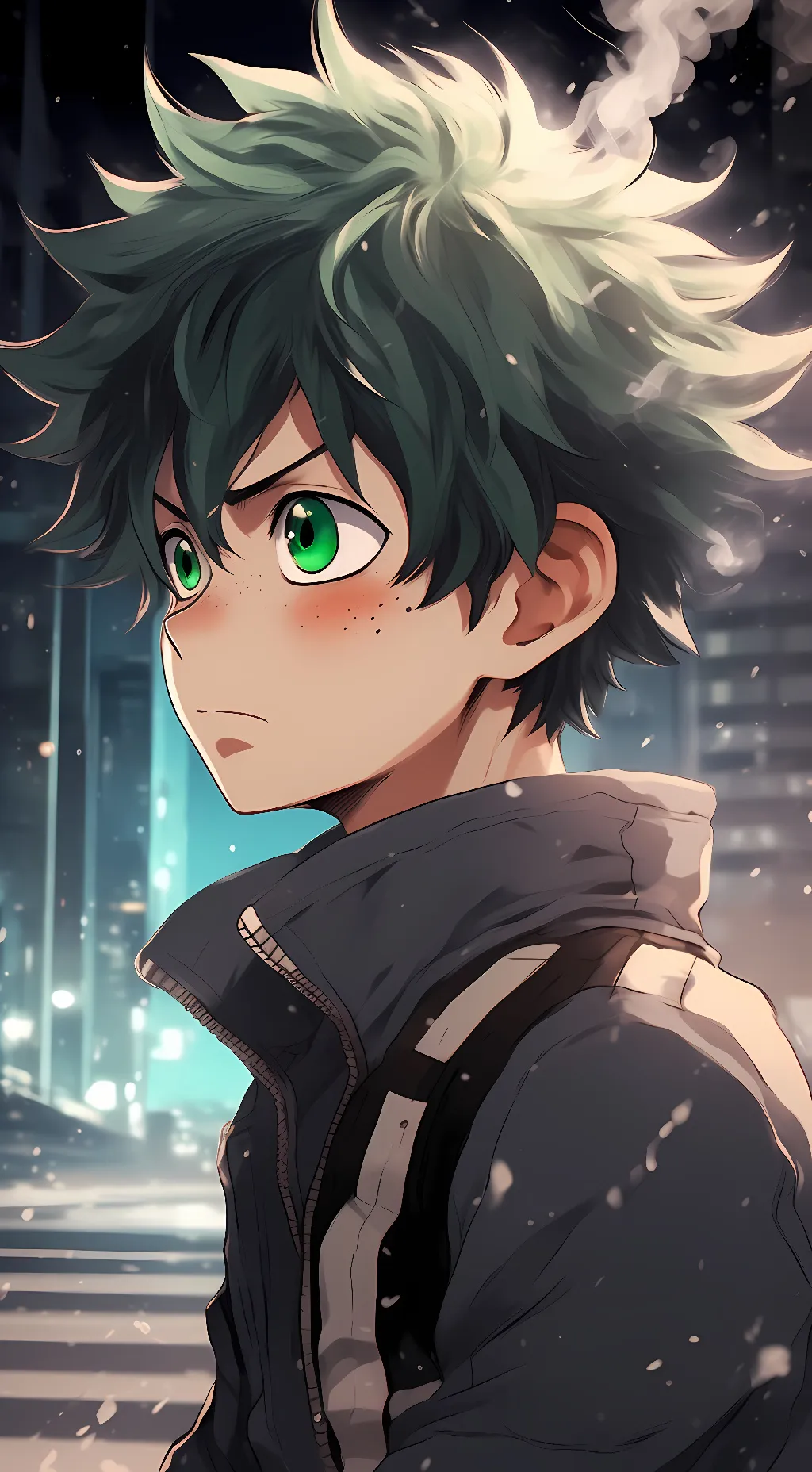 ai character: Izuku Midoriya  background