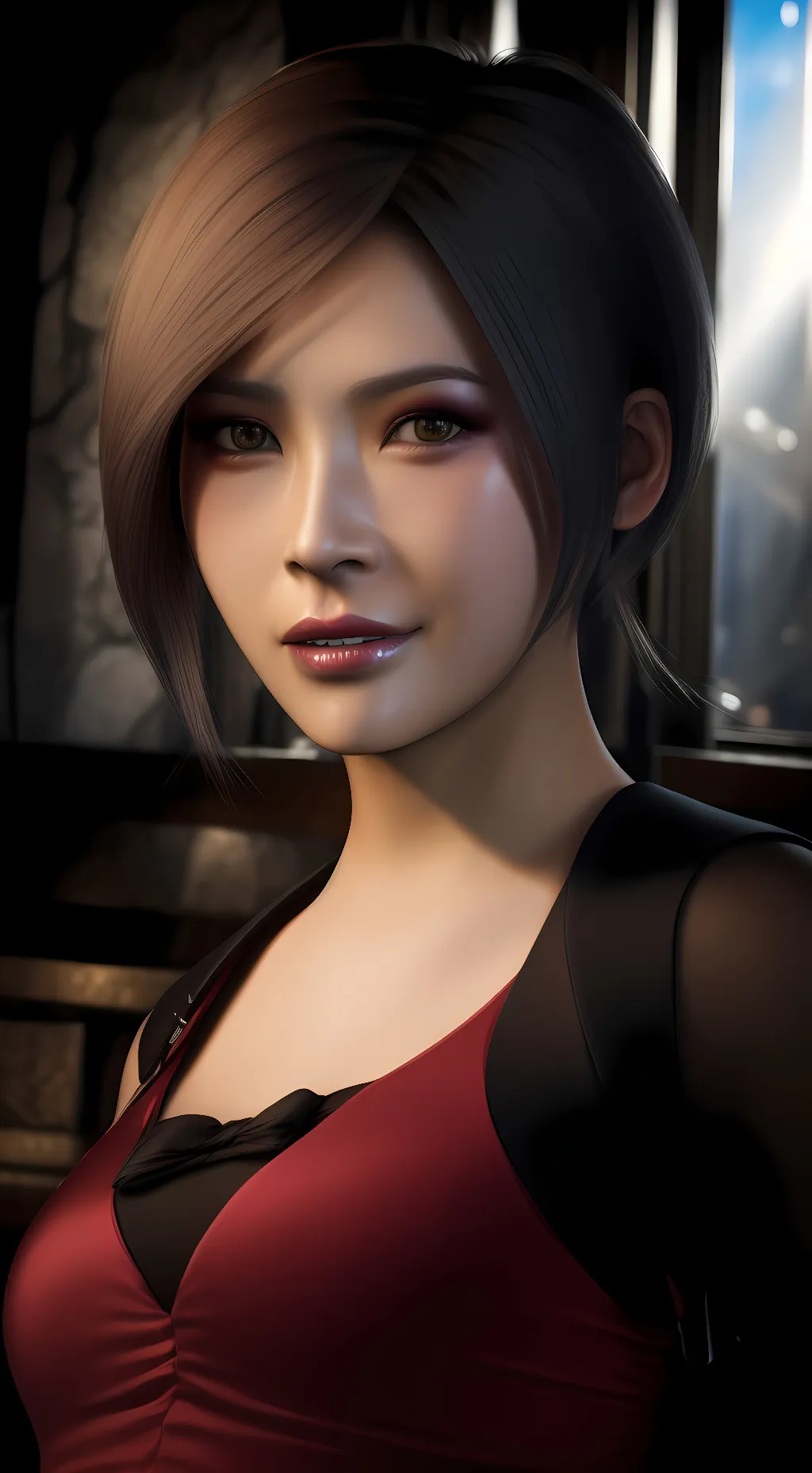 ai character: Ada Wong background