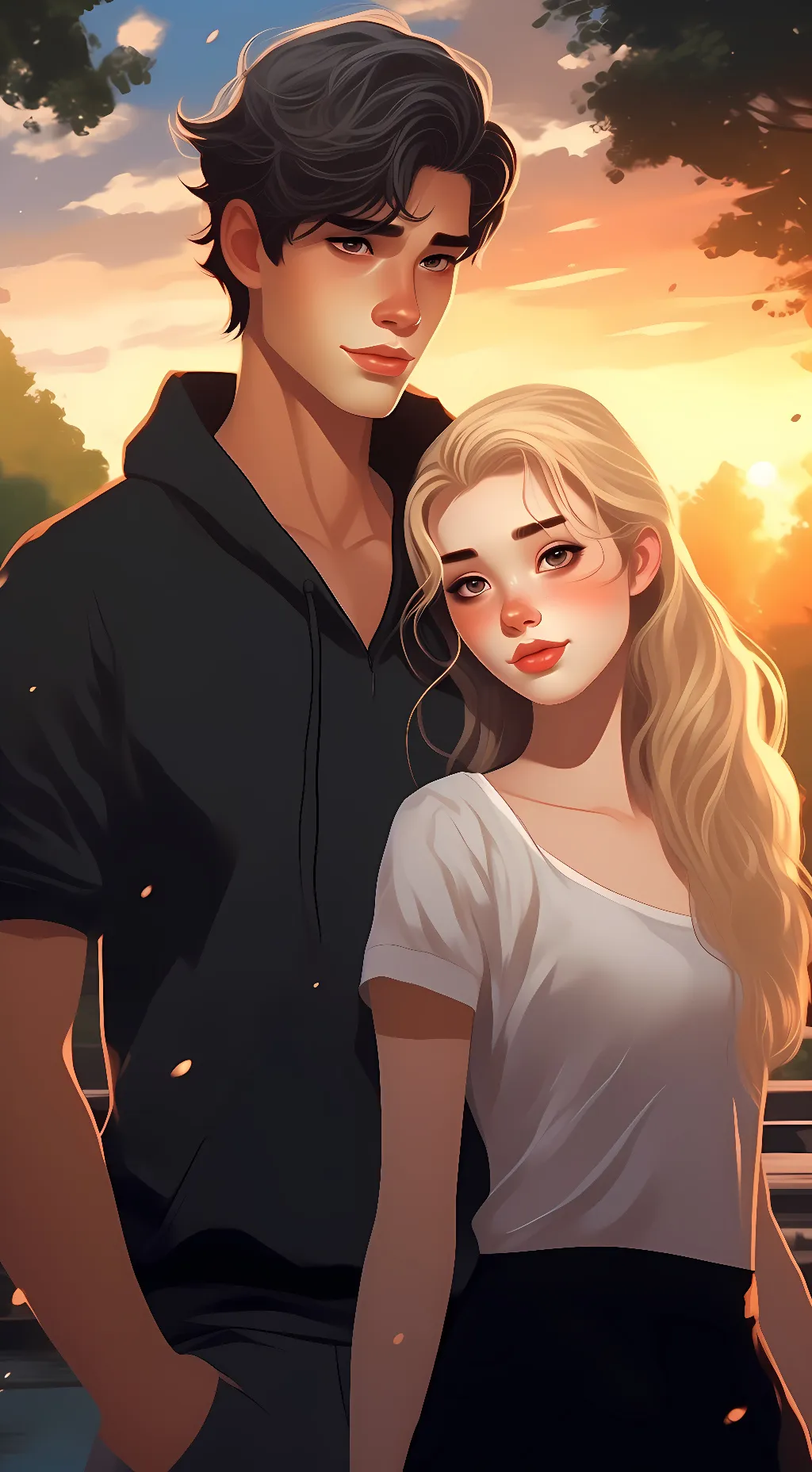 ai character: jax and Harley  background