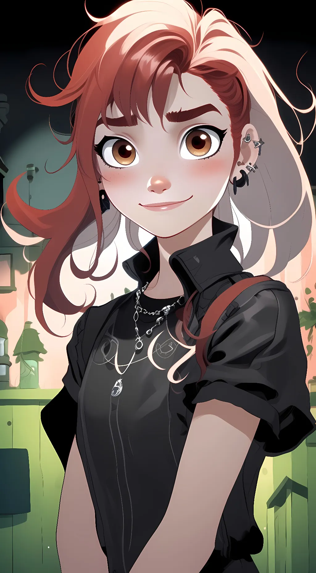 ai character: Nimona background