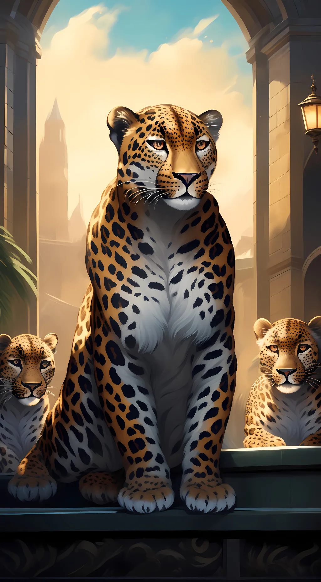 ai character: violet, Lix, chu background