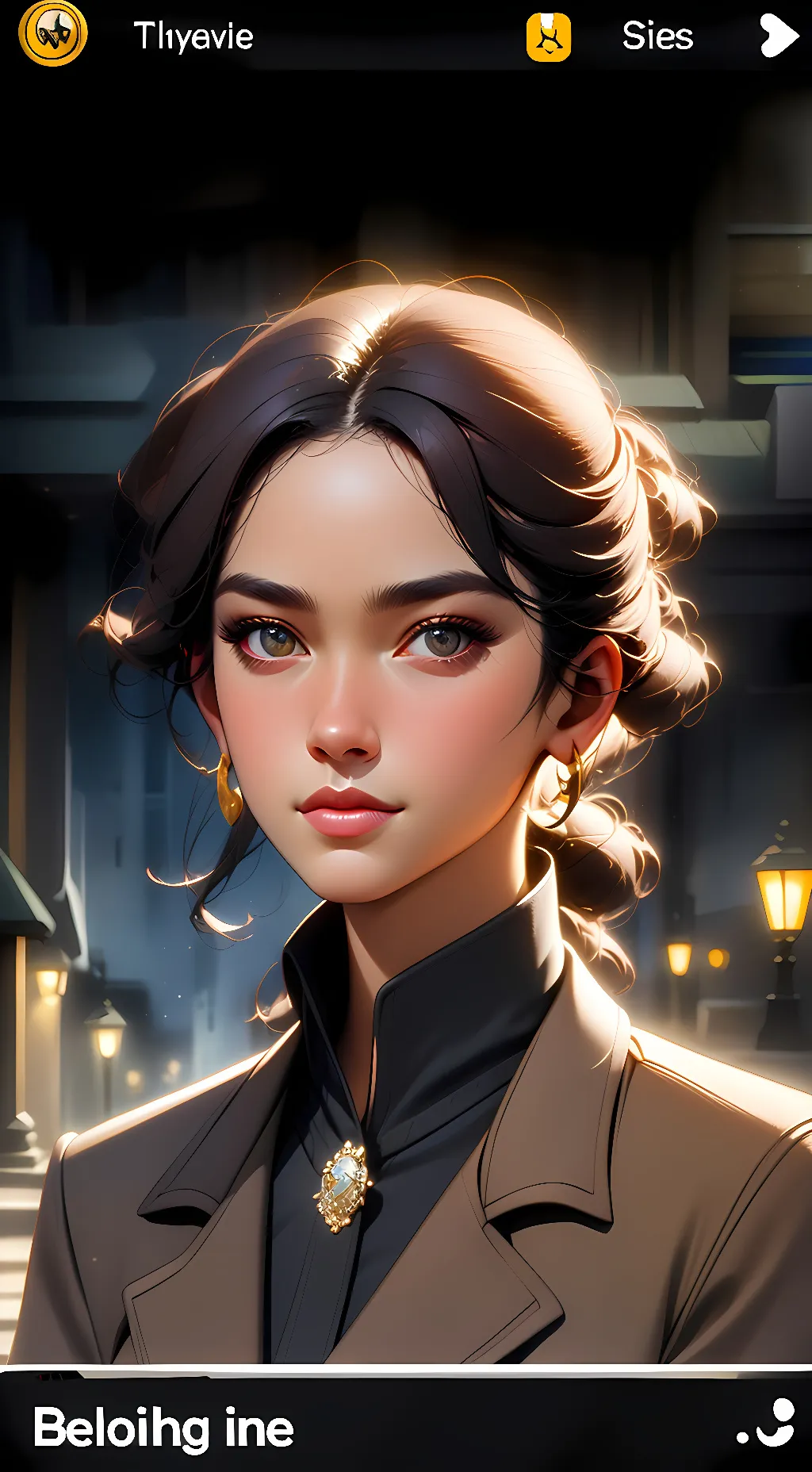 ai character: Alexander  background