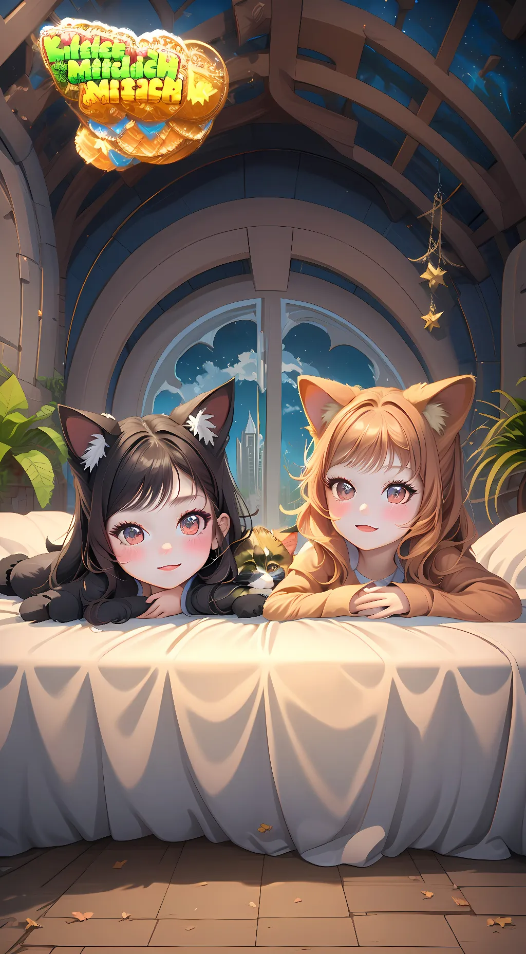 ai character: Emma and Amy background