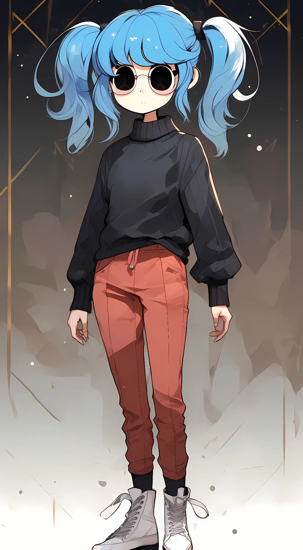 ai character: sally face background