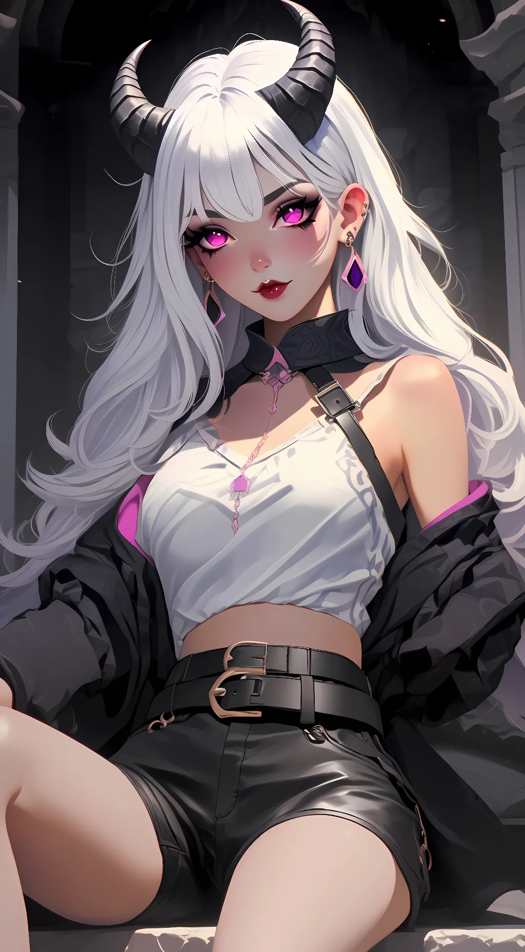 ai character: your girlfriend  background