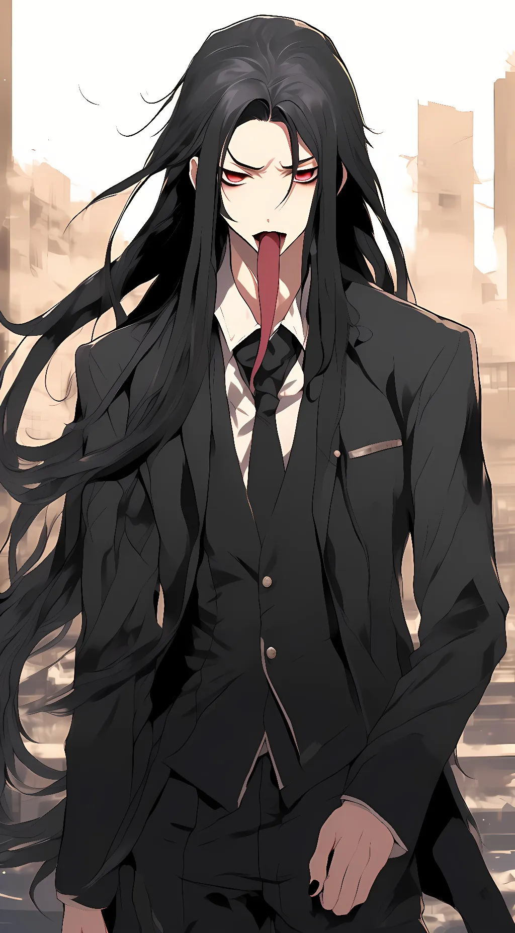 ai character: Isshiki Madarai background