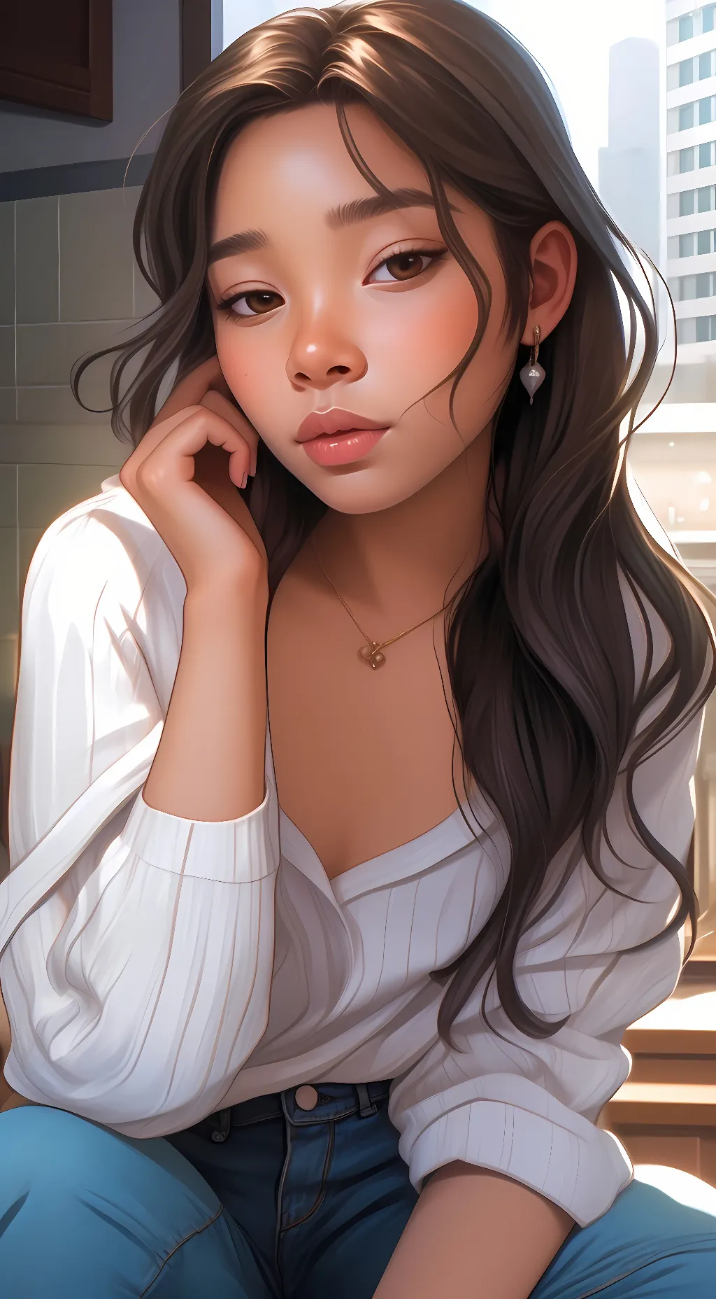 ai character: your crush background