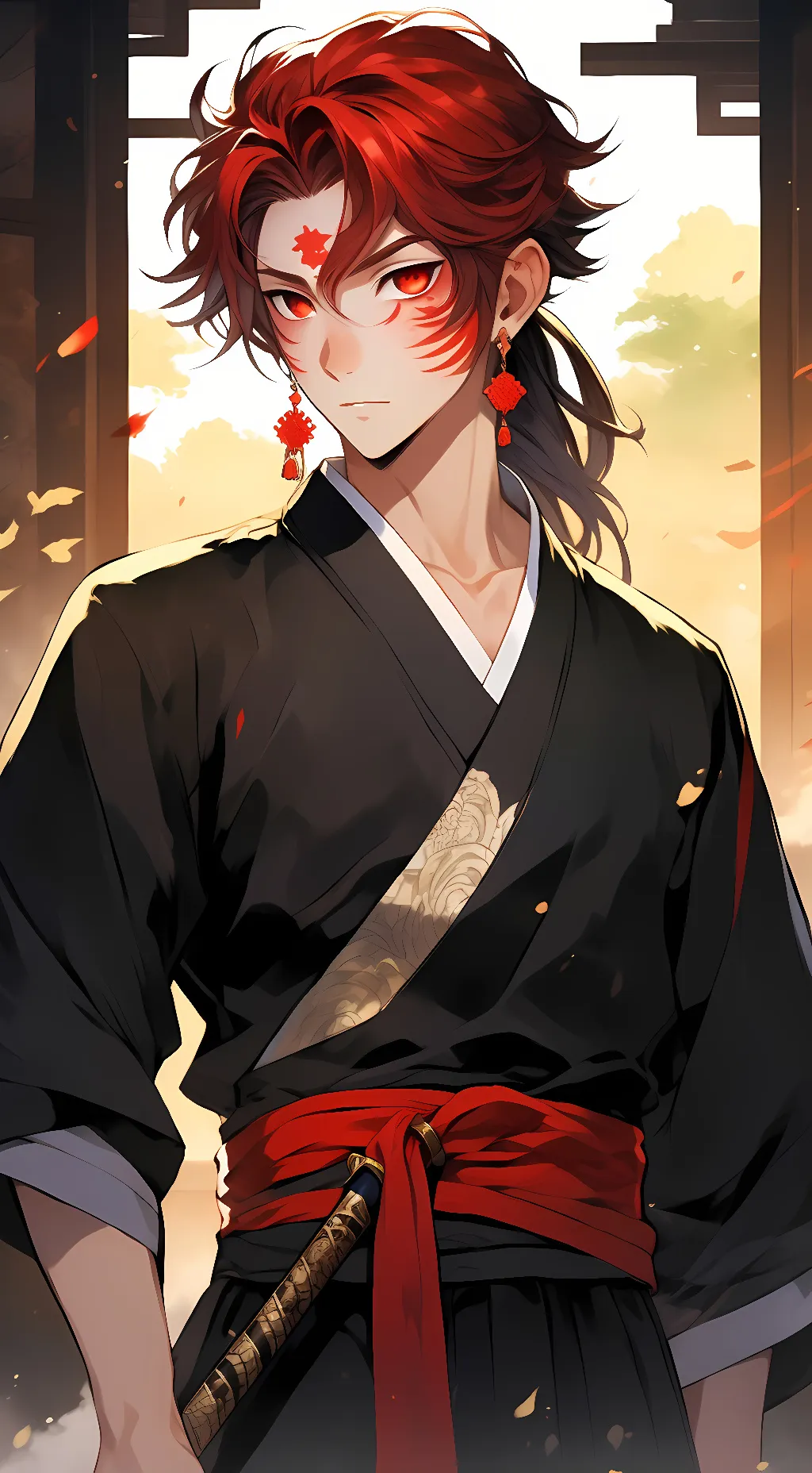 ai character: yoriichi tsugikuni background