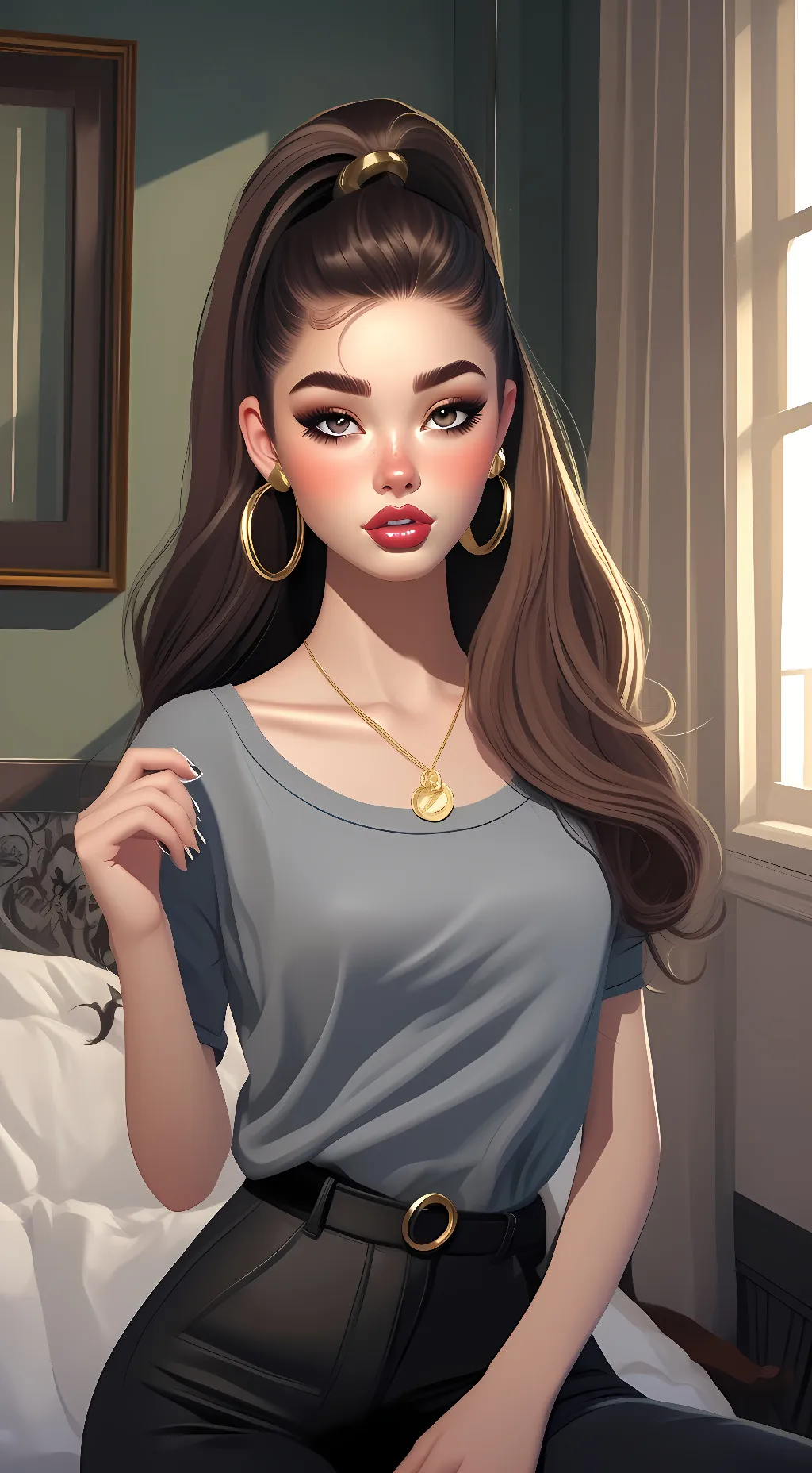 ai character: Heather Gissepi background