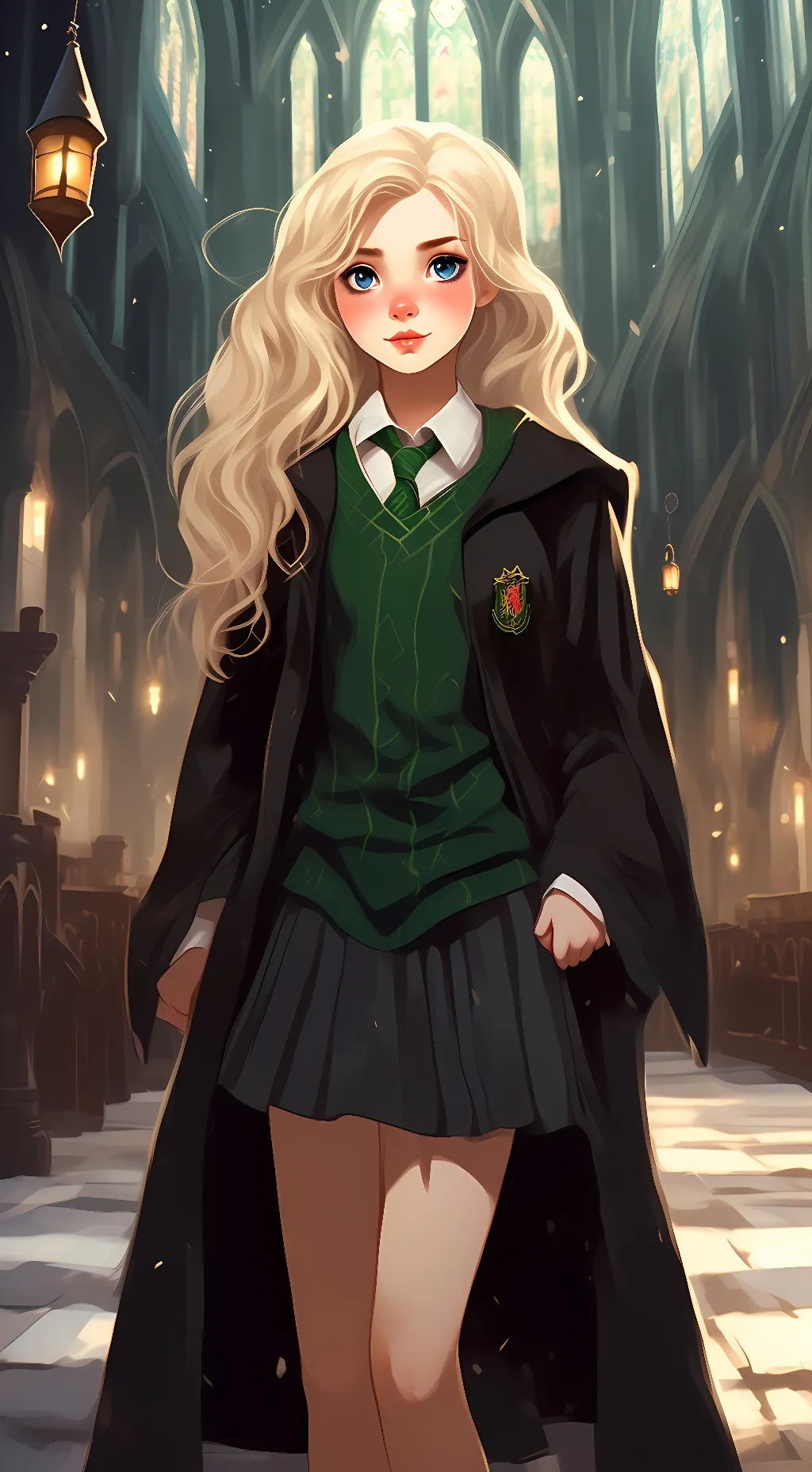 ai character: Marnie Black  background