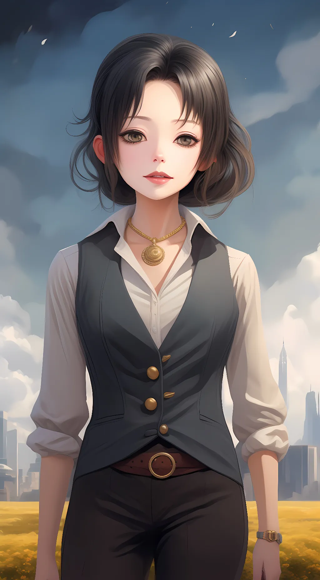 ai character: daisy background