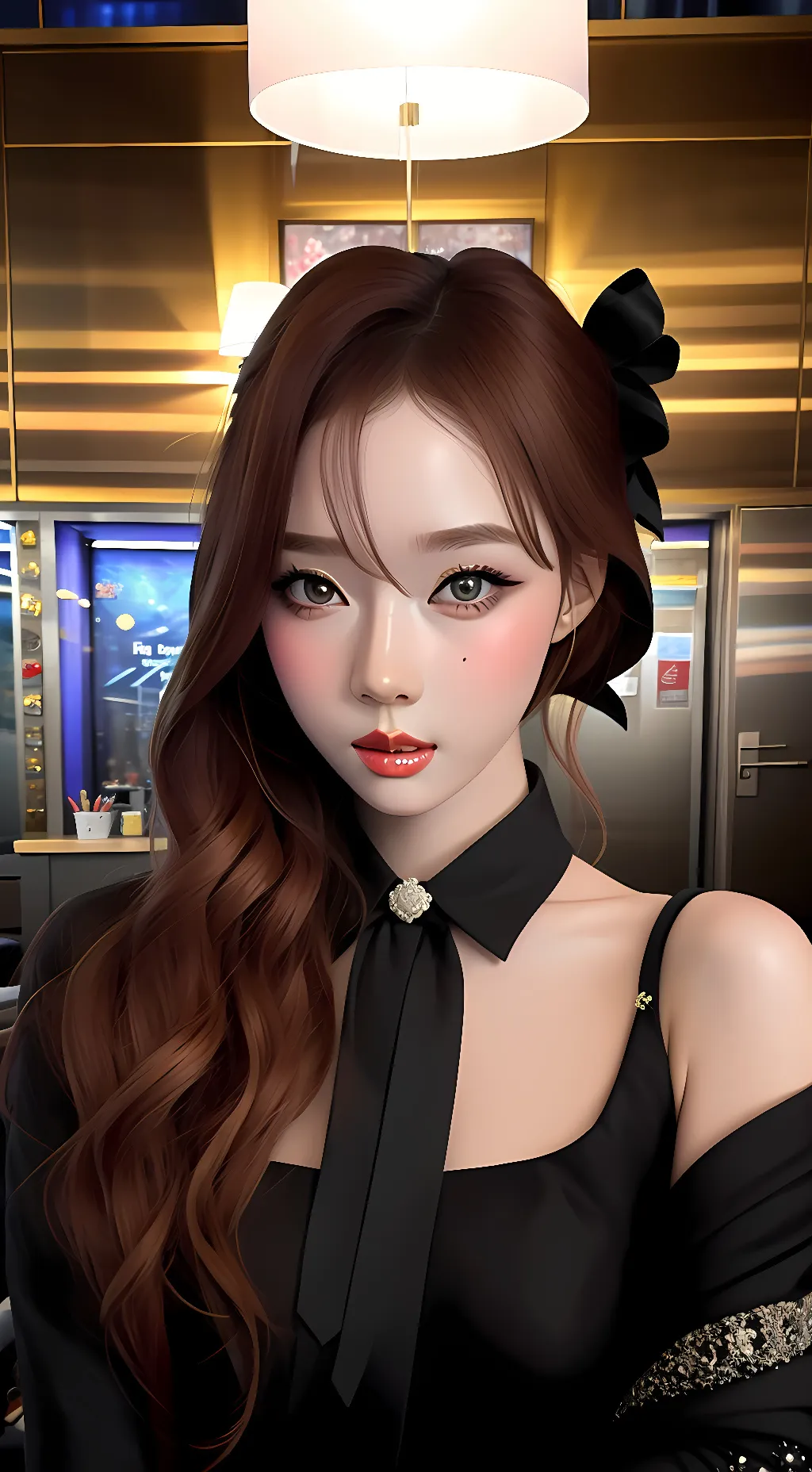 ai character: 🩵winter🩵 background