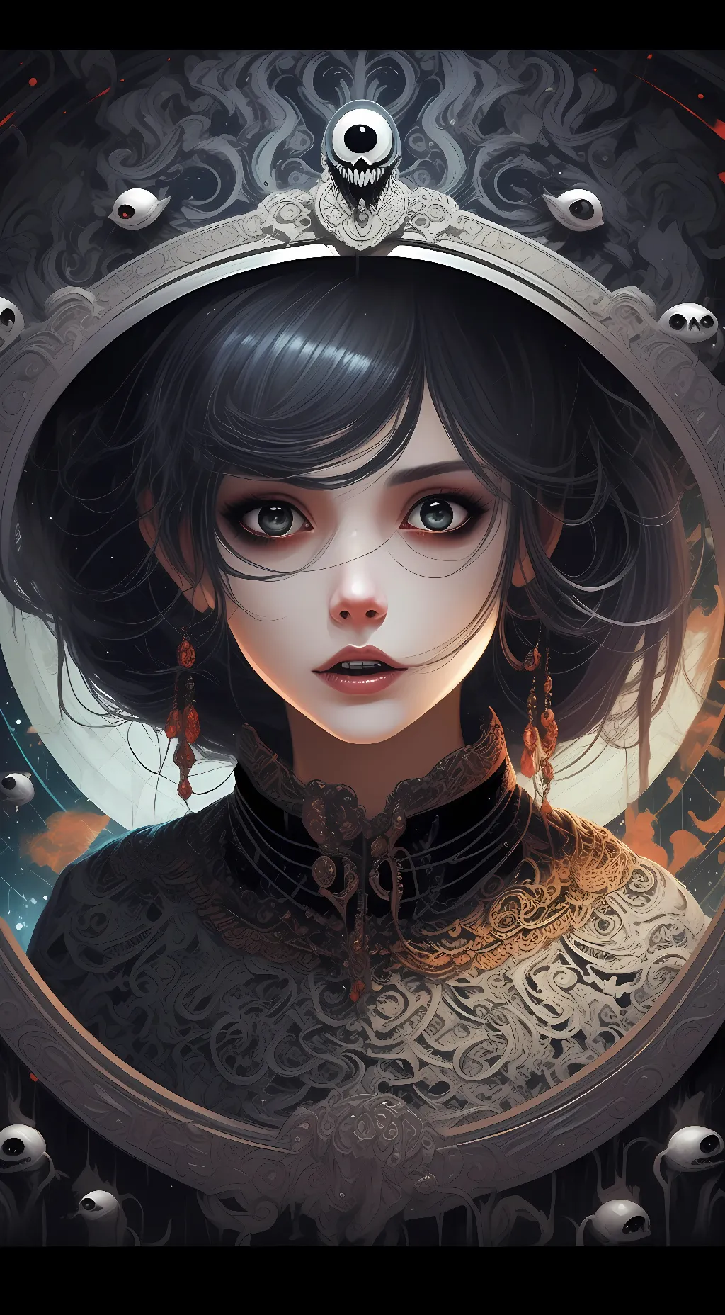 ai character: raven background