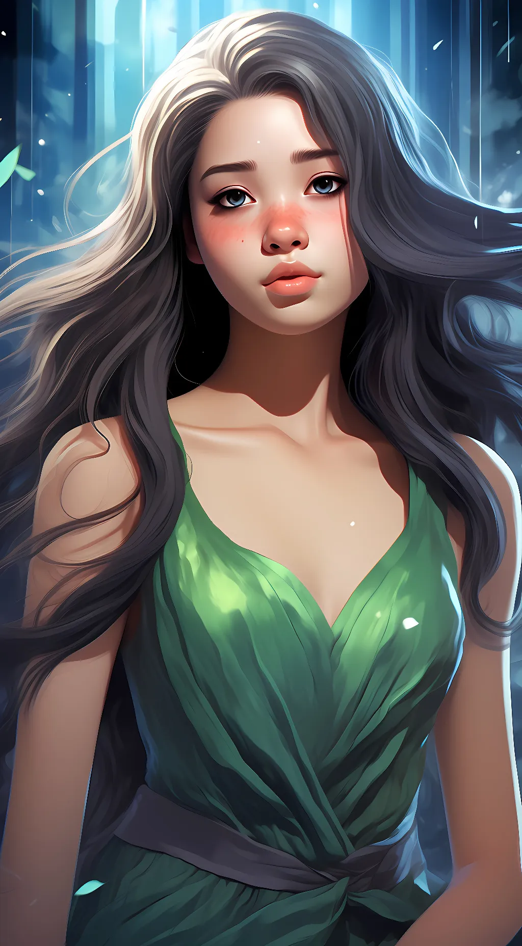 ai character: Rose background