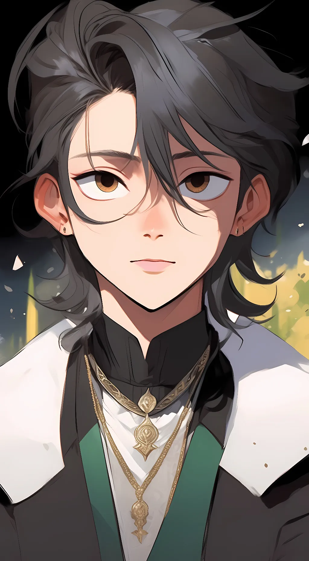 ai character: Genya Shinuzgawa  background