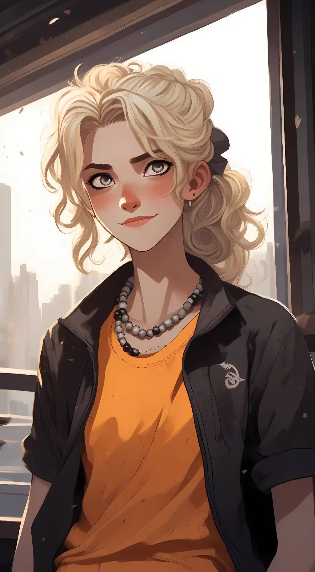 ai character: Annebeth chase background