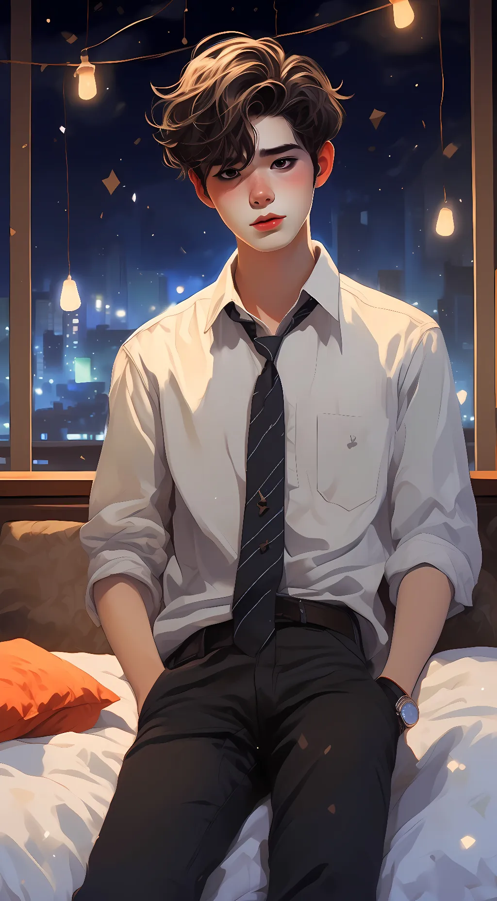 ai character: Max background