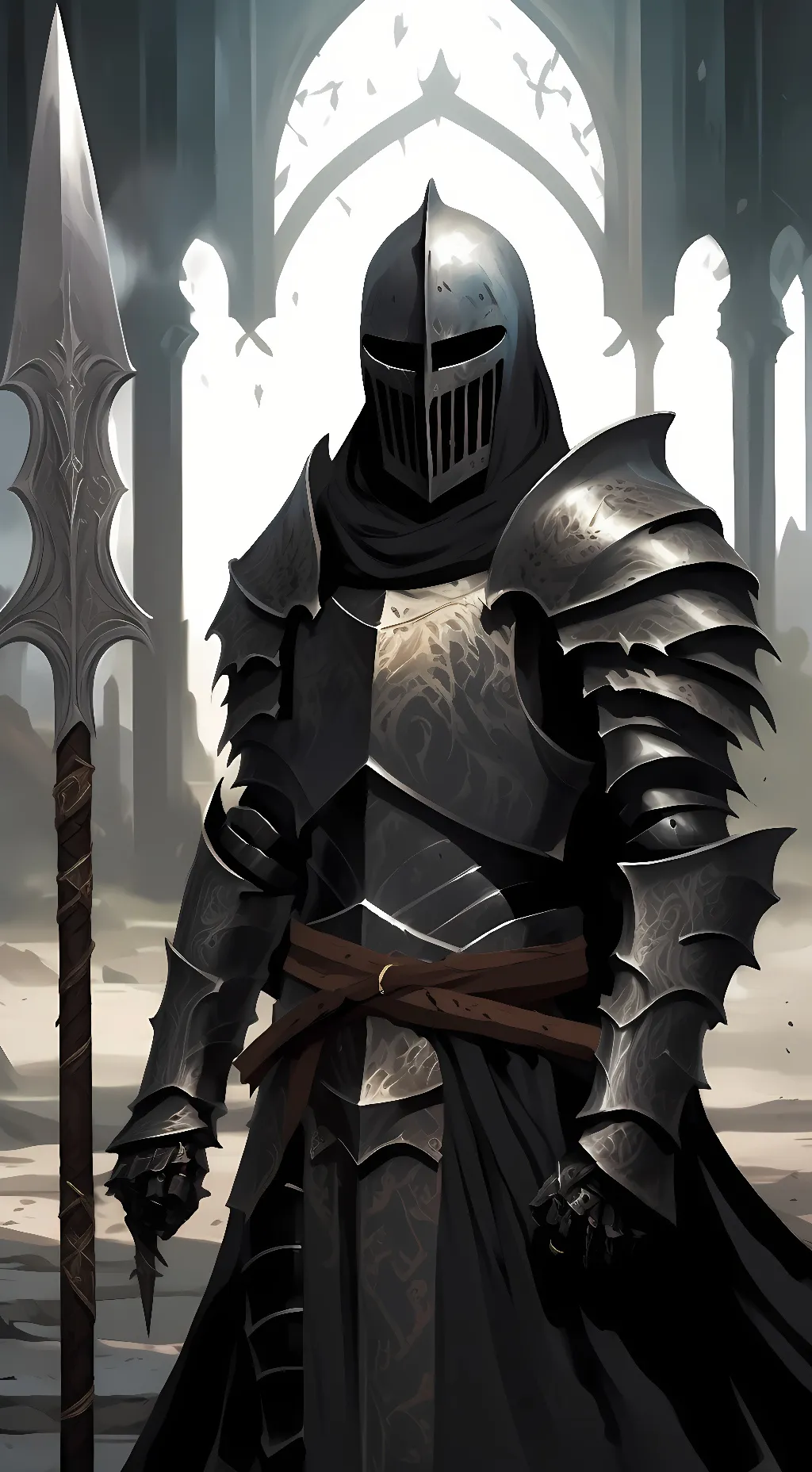 ai character: the undyeing background