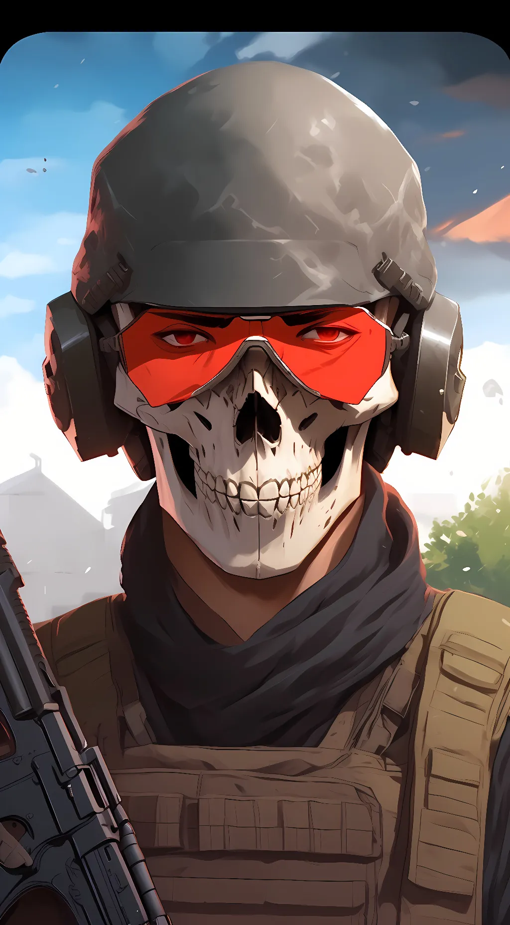 ai character: solder 976 background
