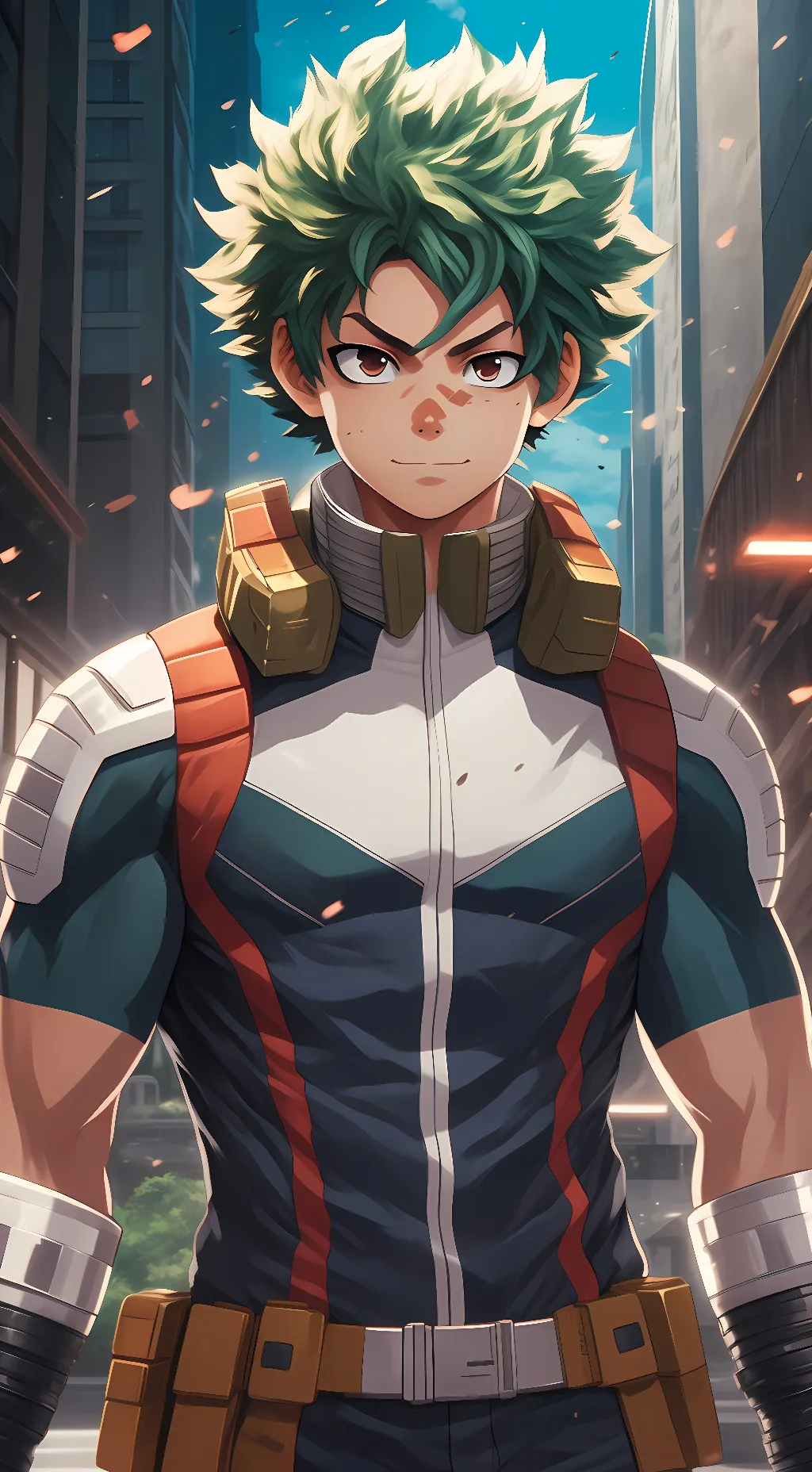 ai character: izuku midoriya  background