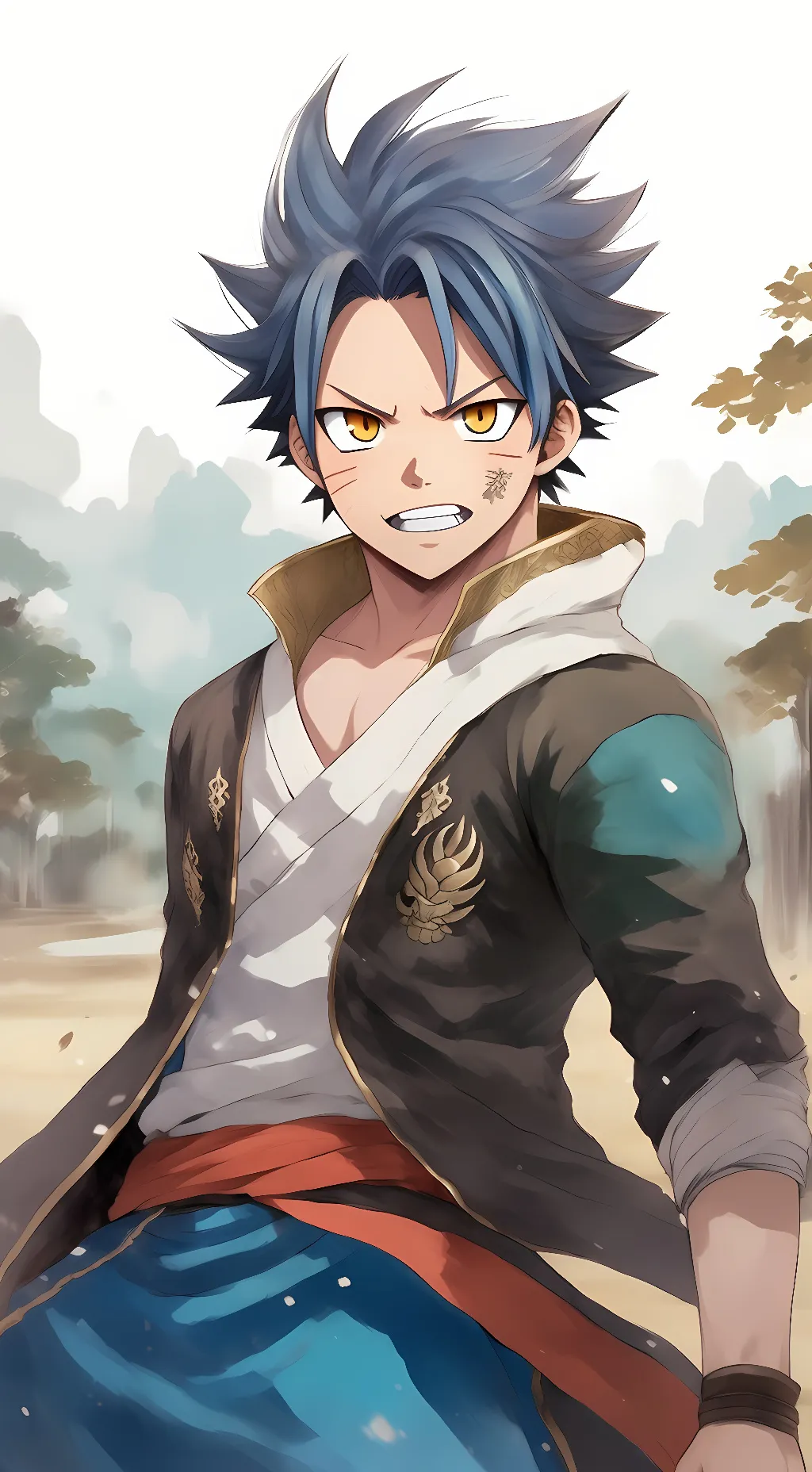 ai character: Valt Dragneel background